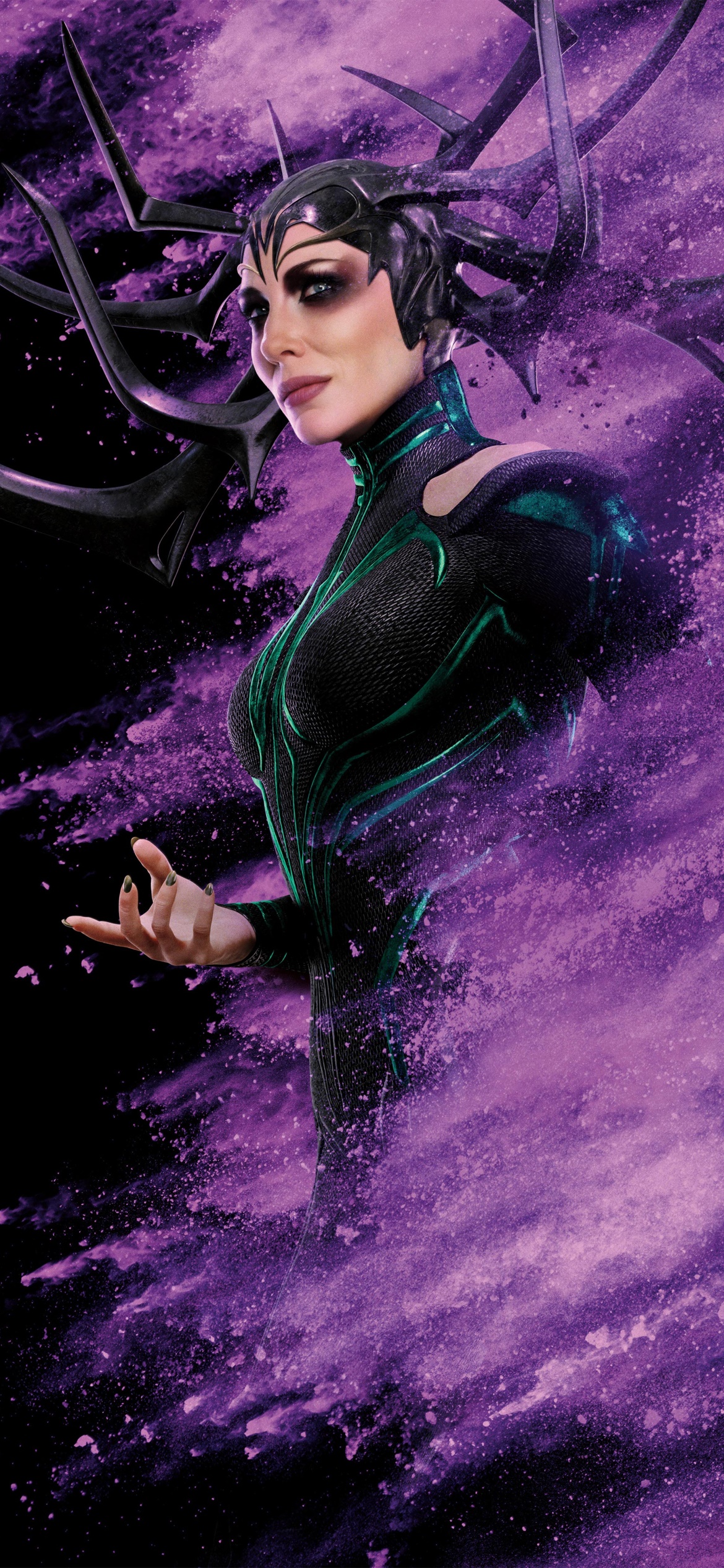 Movie Thor: Ragnarok, Hela (Marvel Comics), Cate Blanchett, 1170x2532, Phone HD Wallpaper
