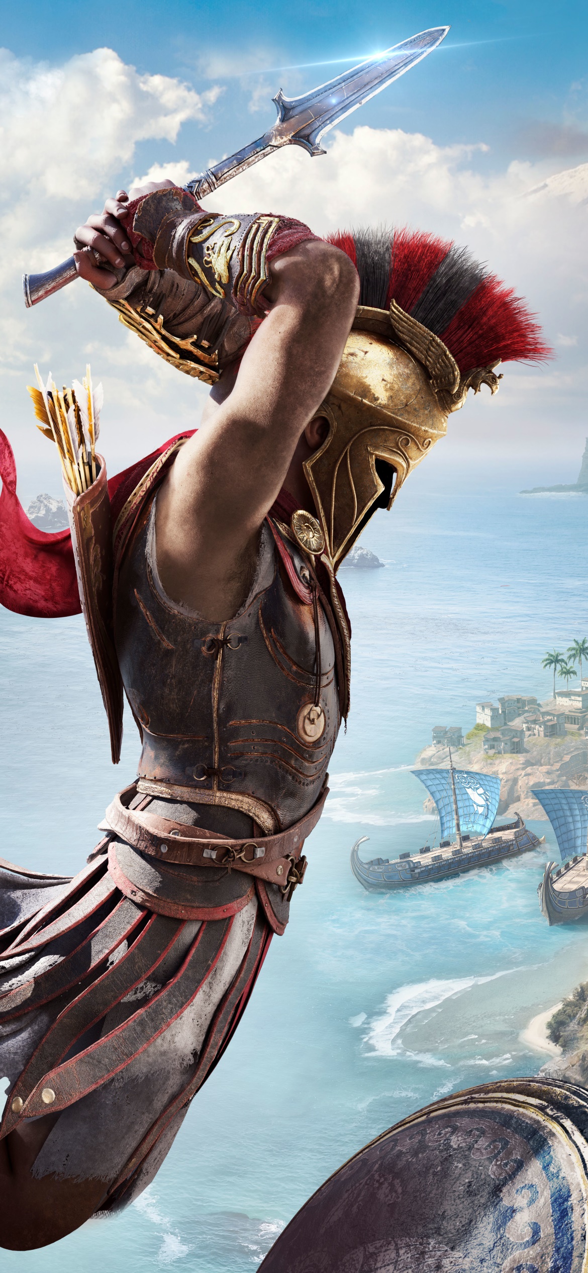 Video Game Assassins Creed Odyssey, 1170x2532, Phone HD Wallpaper