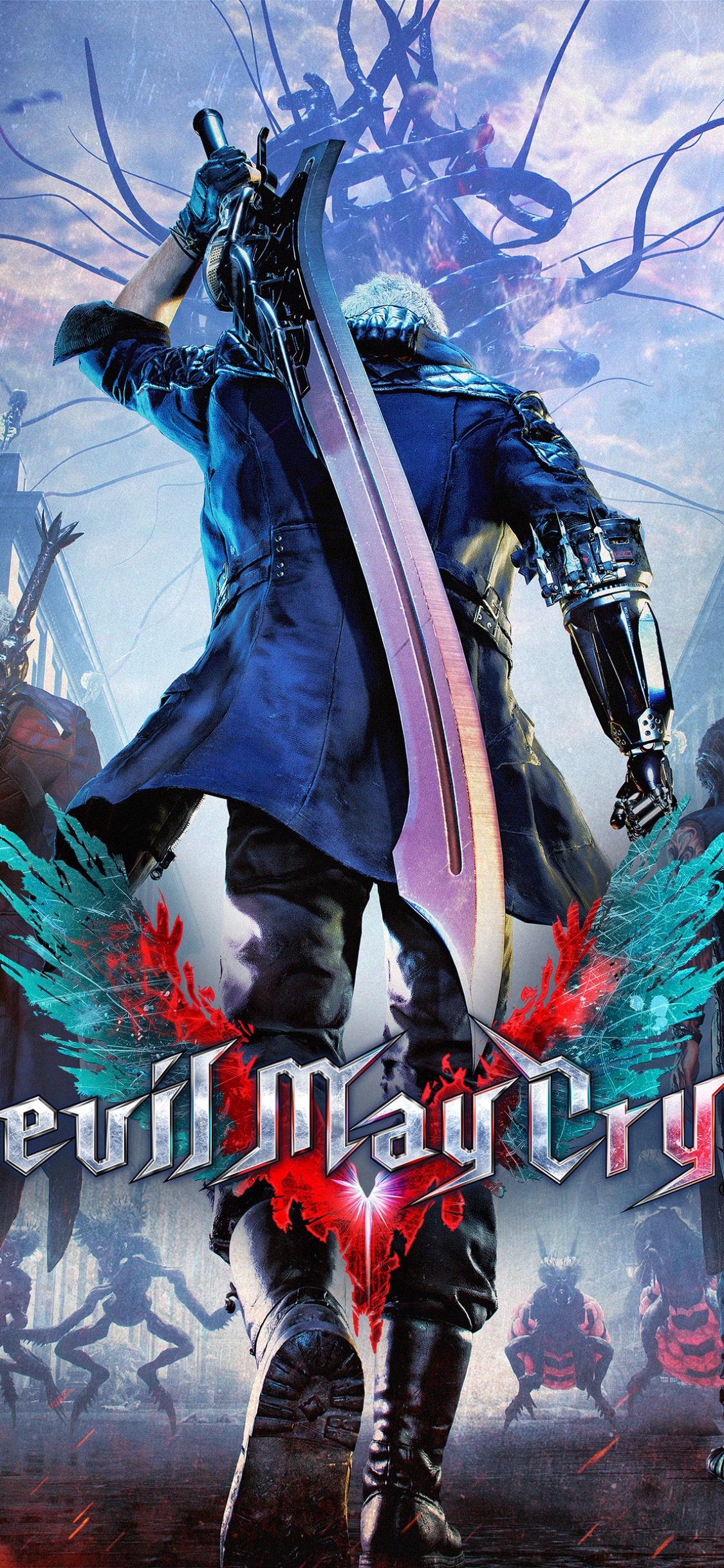 Video Game Devil May Cry 5, Dante (Devil May Cry), 1125x2436, Phone HD Wallpaper