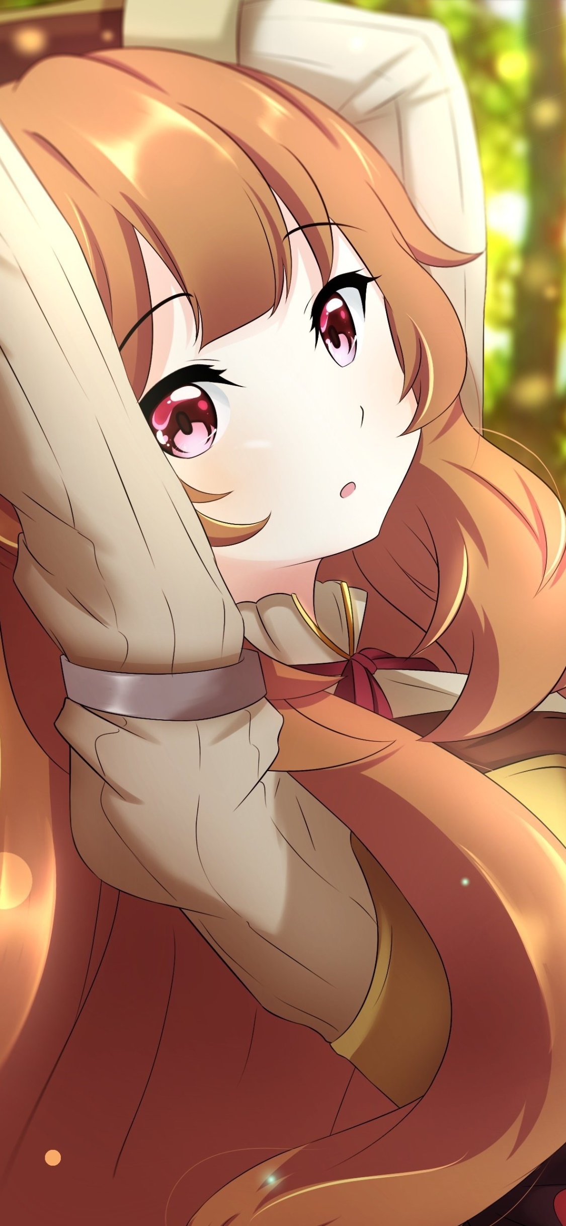 Anime The Rising of the Shield Hero, Pink Eyes, Brown Hair, Raphtalia (The Rising Of The Shield Hero), 1125x2436, Phone HD Wallpaper