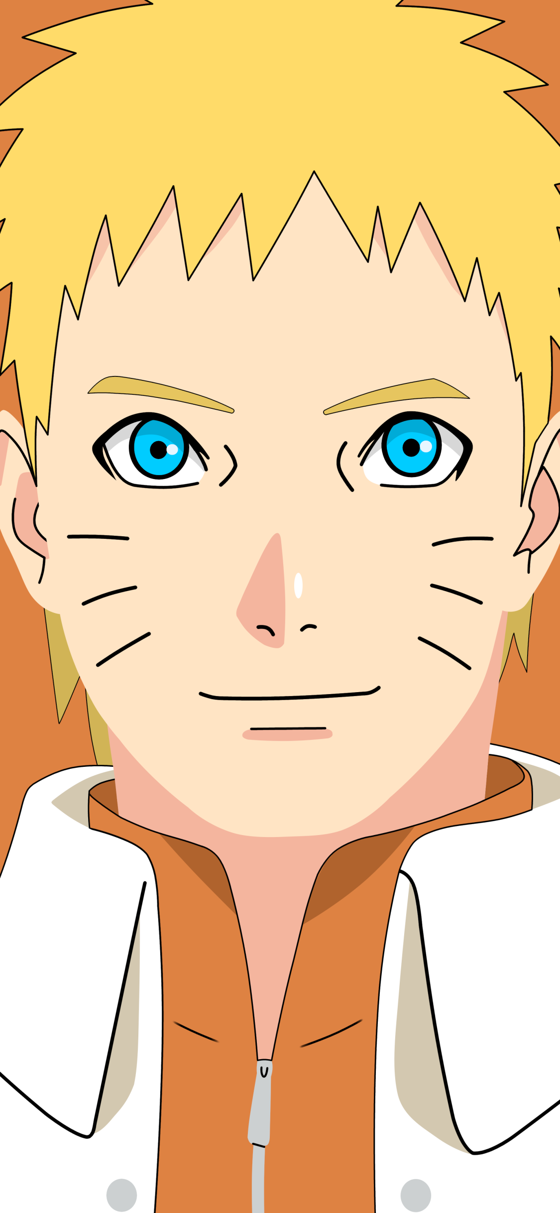 Anime Boruto, Blue Eyes, Boruto (Anime), Boruto: Naruto Next Generations, Hokage (Naruto), Minimalist, 1125x2436, Phone HD Wallpaper