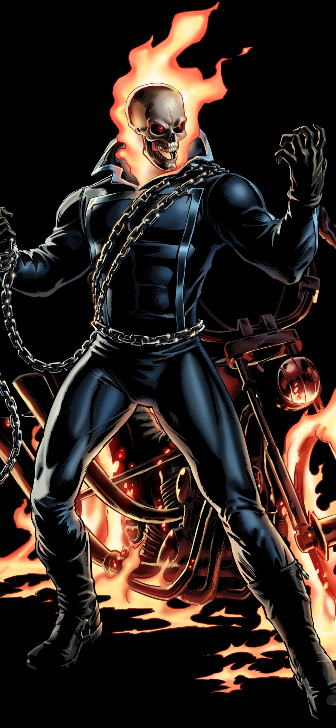 Comics Ghost Rider, 1125x2436, Phone HD Wallpaper
