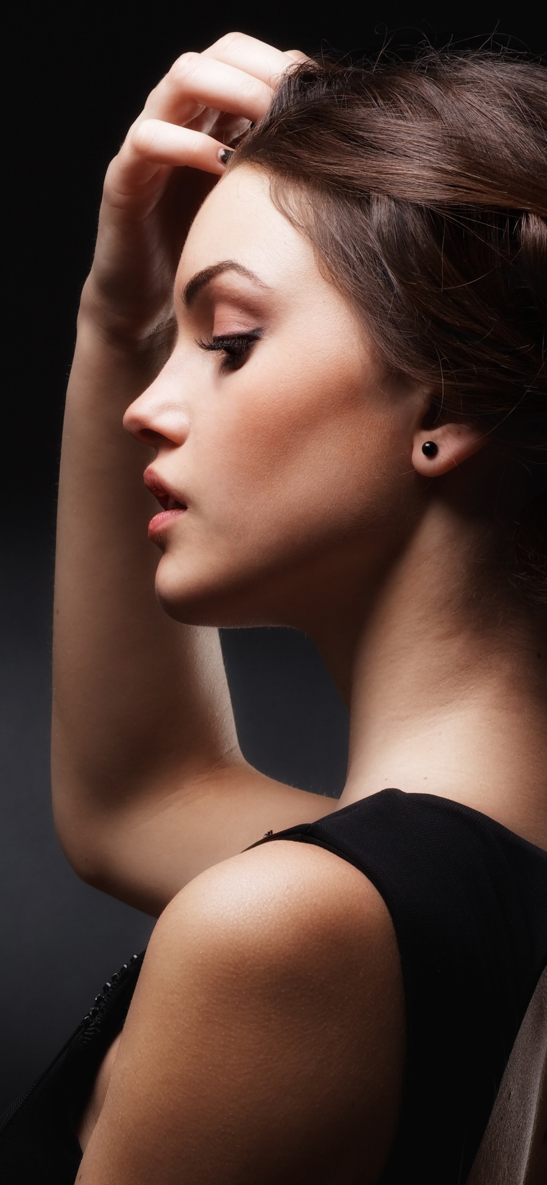 Women Model, Mood, Brunette, 1125x2436, Phone HD Wallpaper