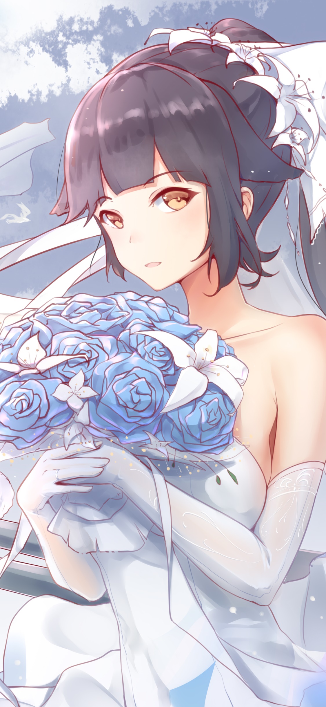 Anime Azur Lane, Takao (Azur Lane), 1125x2436, Phone HD Wallpaper
