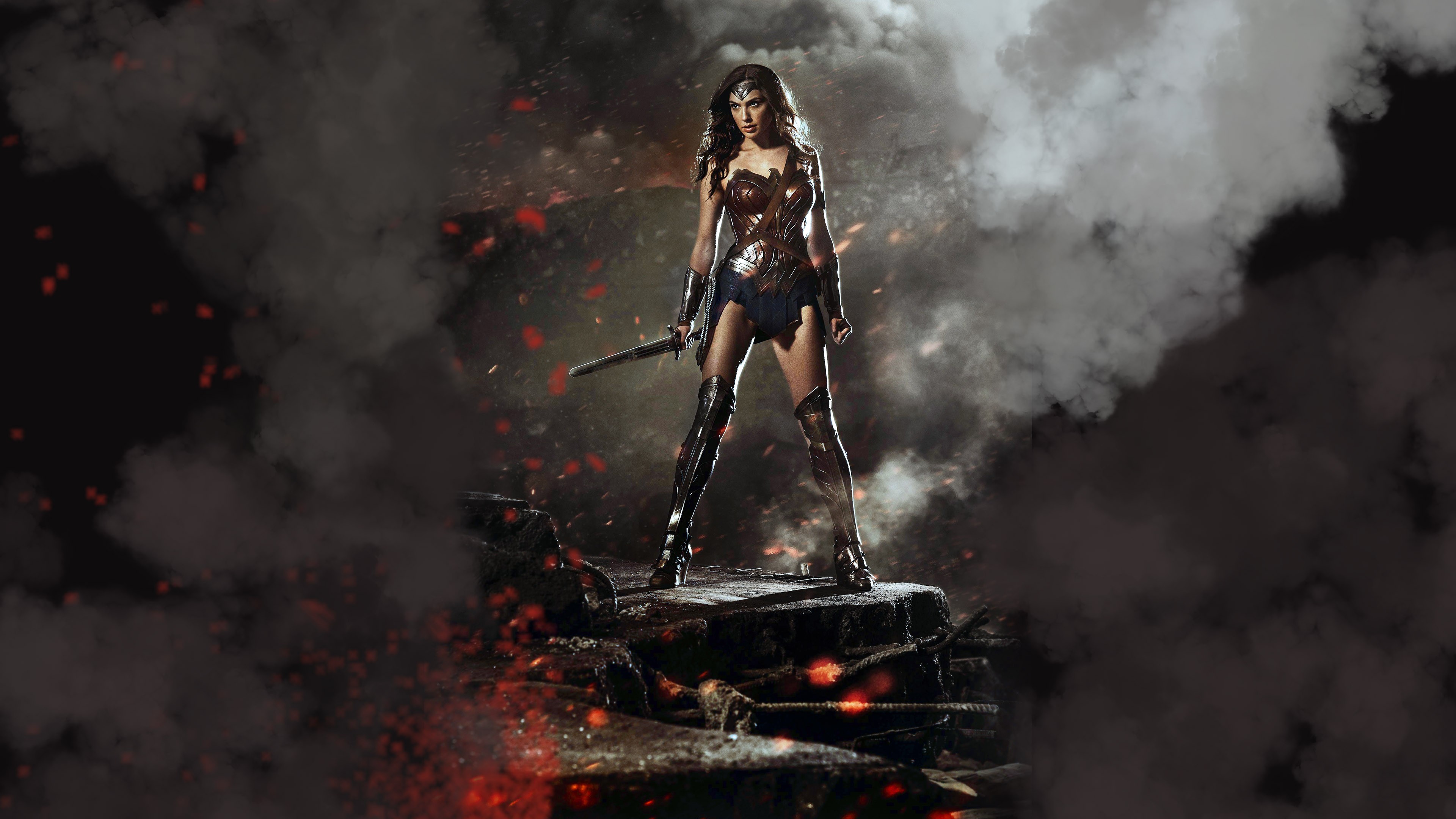 Wonder Woman, 4k, Gal Gadot, HD Wallpaper