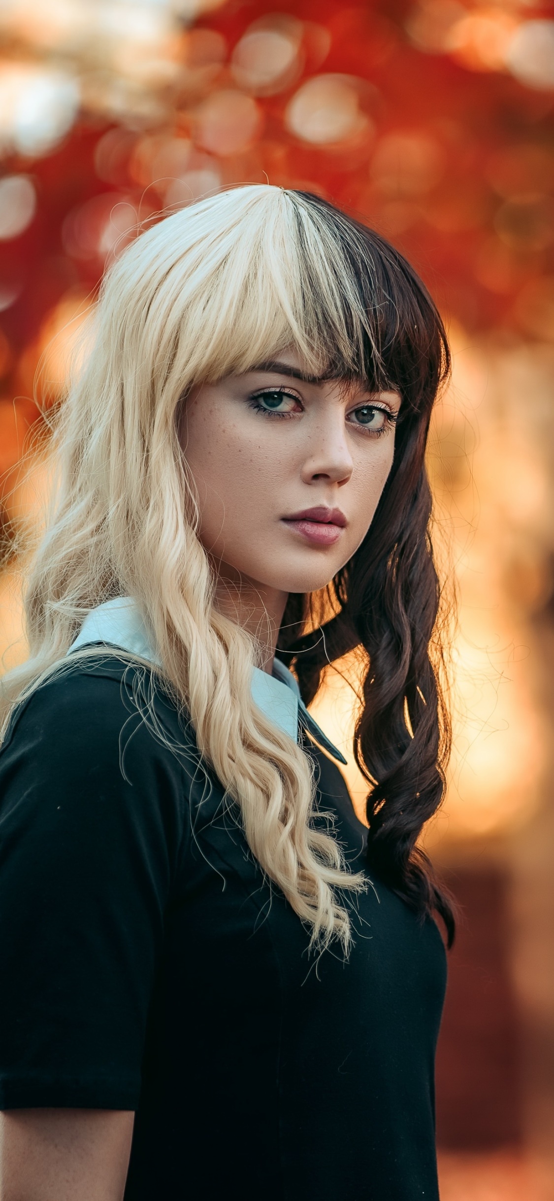 Women Model, Two-toned Hair, 1125x2436, Phone HD Wallpaper