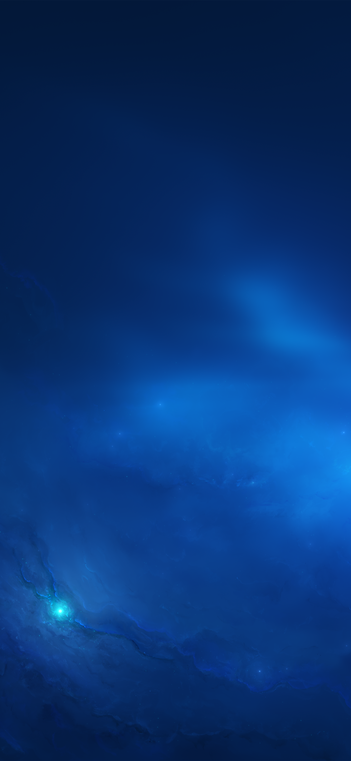 Sci Fi Nebula, Cosmos, Stars, Blue, Space, 1125x2436, Phone HD Wallpaper
