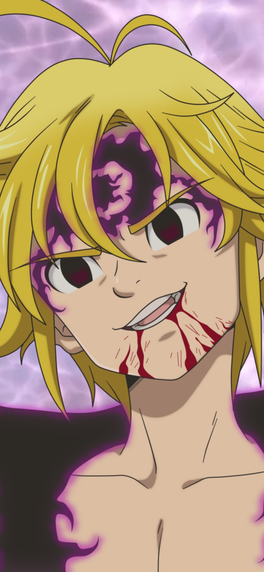 Anime The Seven Deadly Sins, Meliodas (The Seven Deadly Sins), 1125x2436, Phone HD Wallpaper