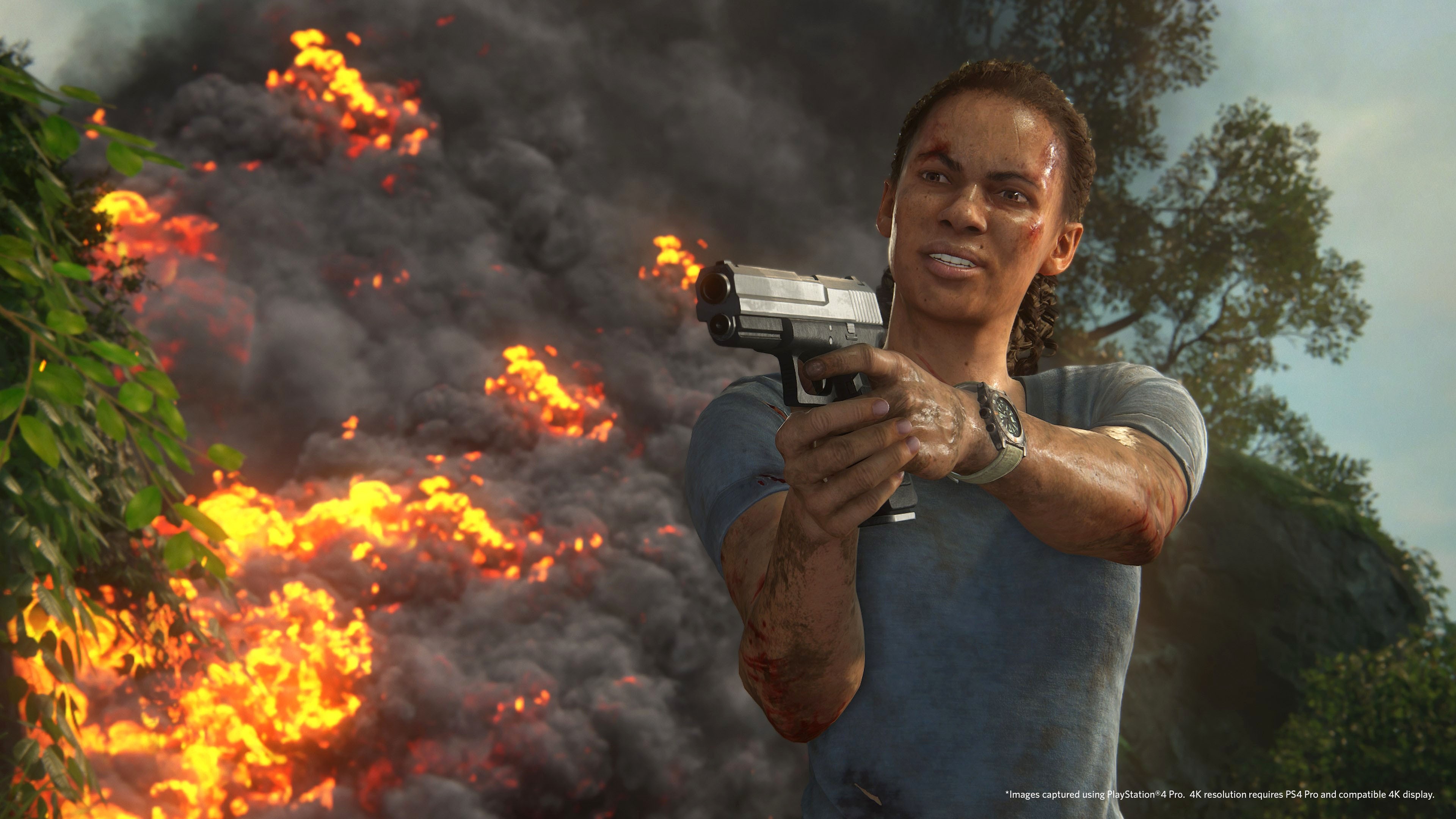 Uncharted: The Lost Legacy, 4k, PS4 Pro, screenshot, E3 2017, HD Wallpaper