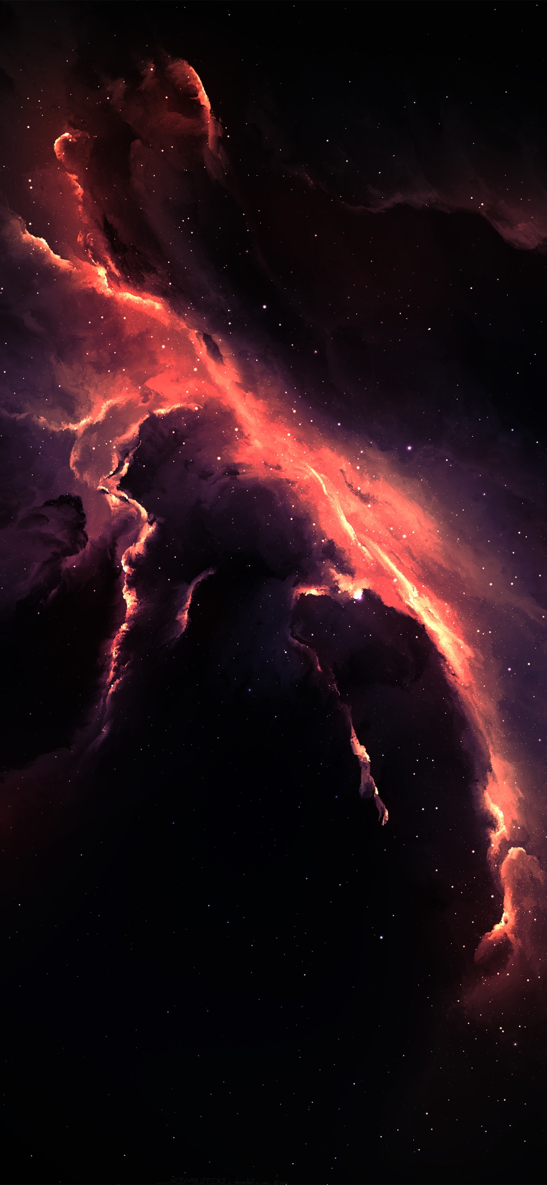 Sci Fi Nebula, Space, 1125x2436, Phone HD Wallpaper