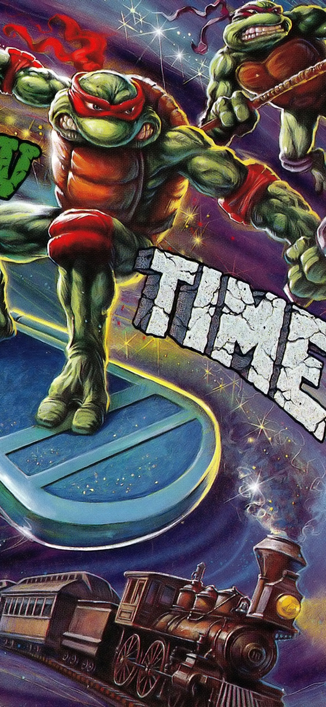 Video Game Teenage Mutant Ninja Turtles IV: Turtles in Time, 1125x2436, Phone HD Wallpaper