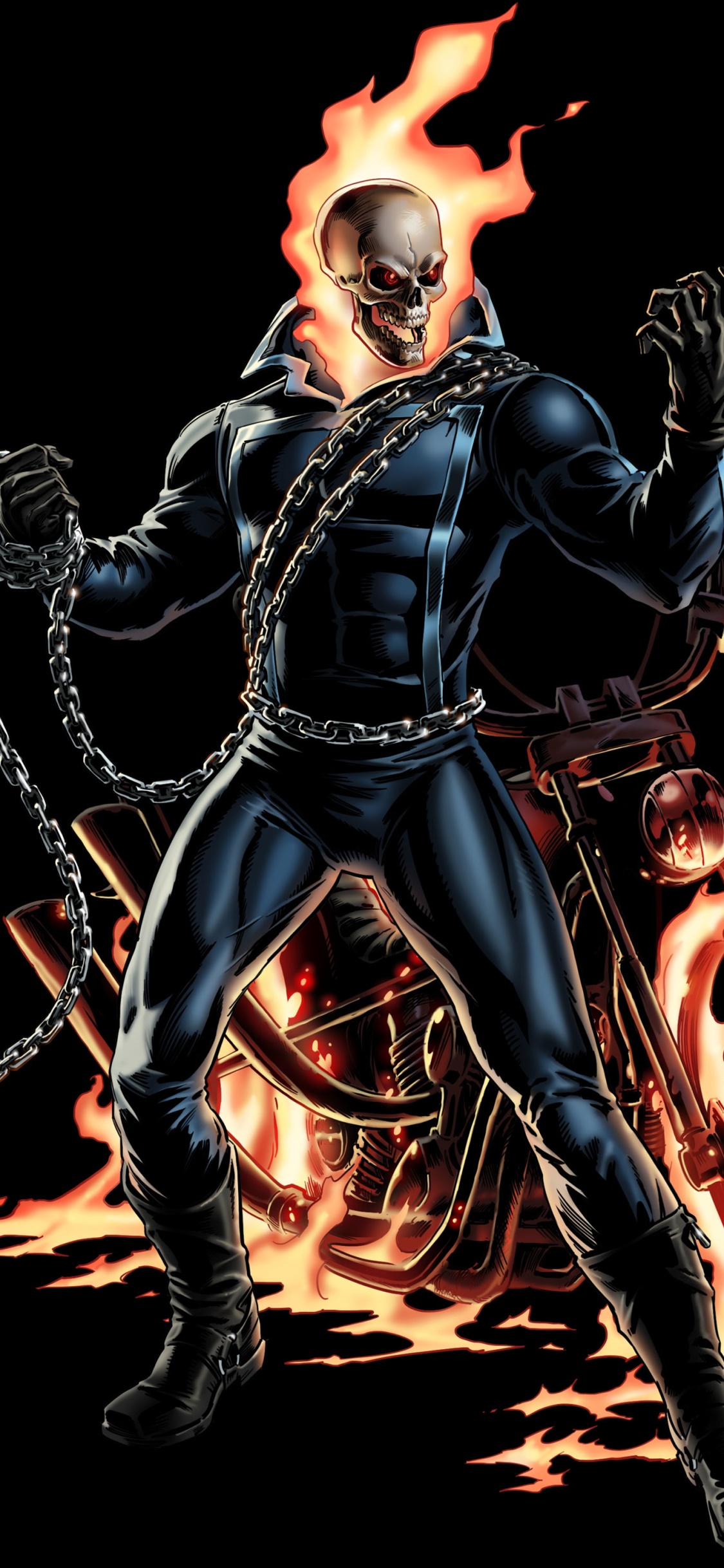 Comics Ghost Rider, 1125x2436, Phone HD Wallpaper
