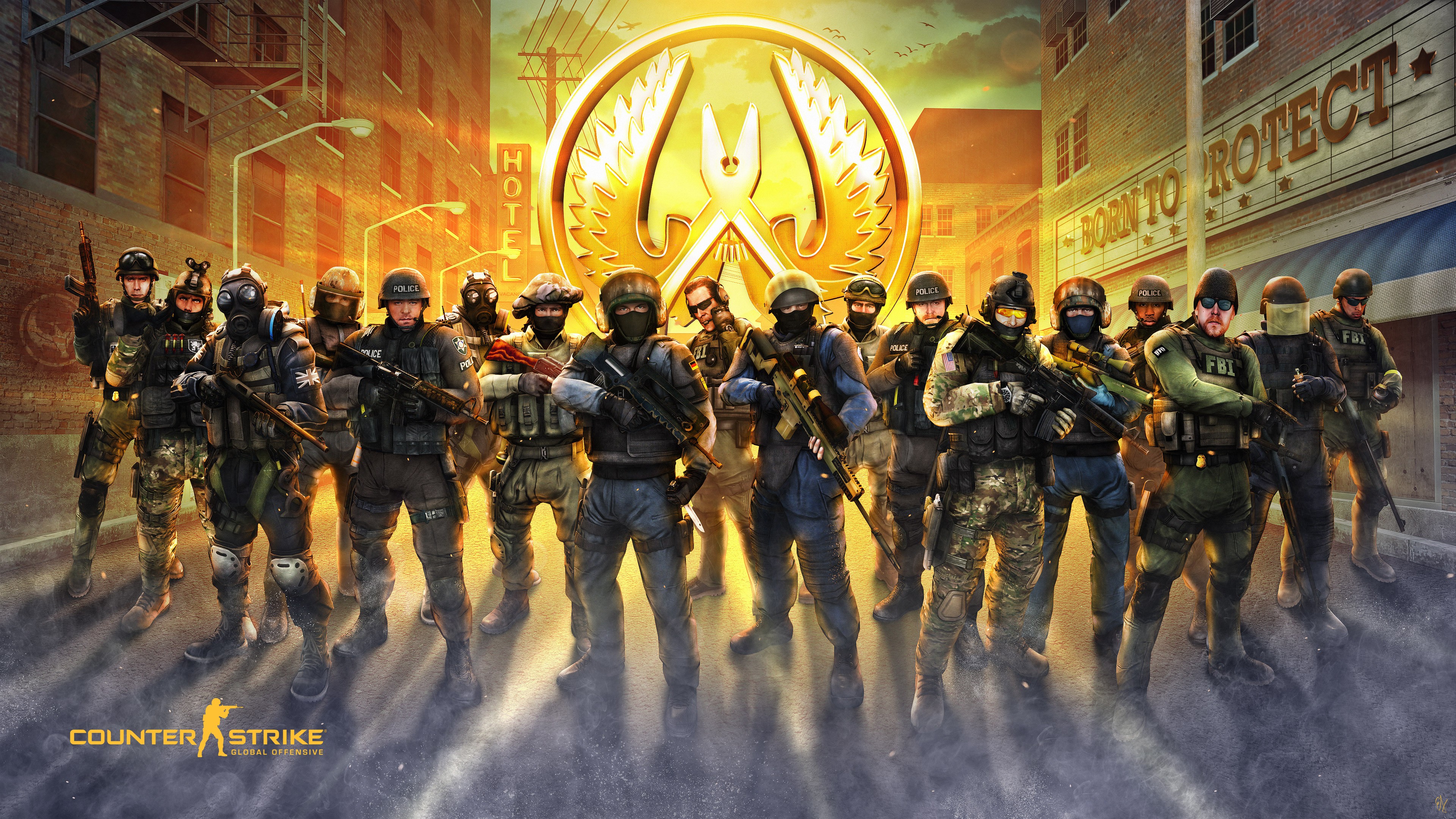 Counter-Strike: Global Offensive, 4k, poster, HD Wallpaper