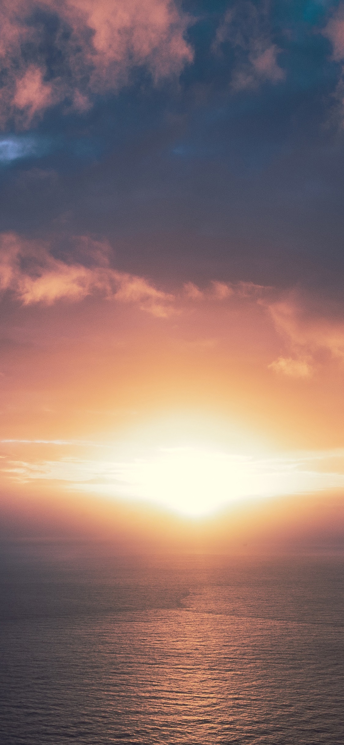 Earth Sunset, Horizon, 1125x2436, Phone HD Wallpaper