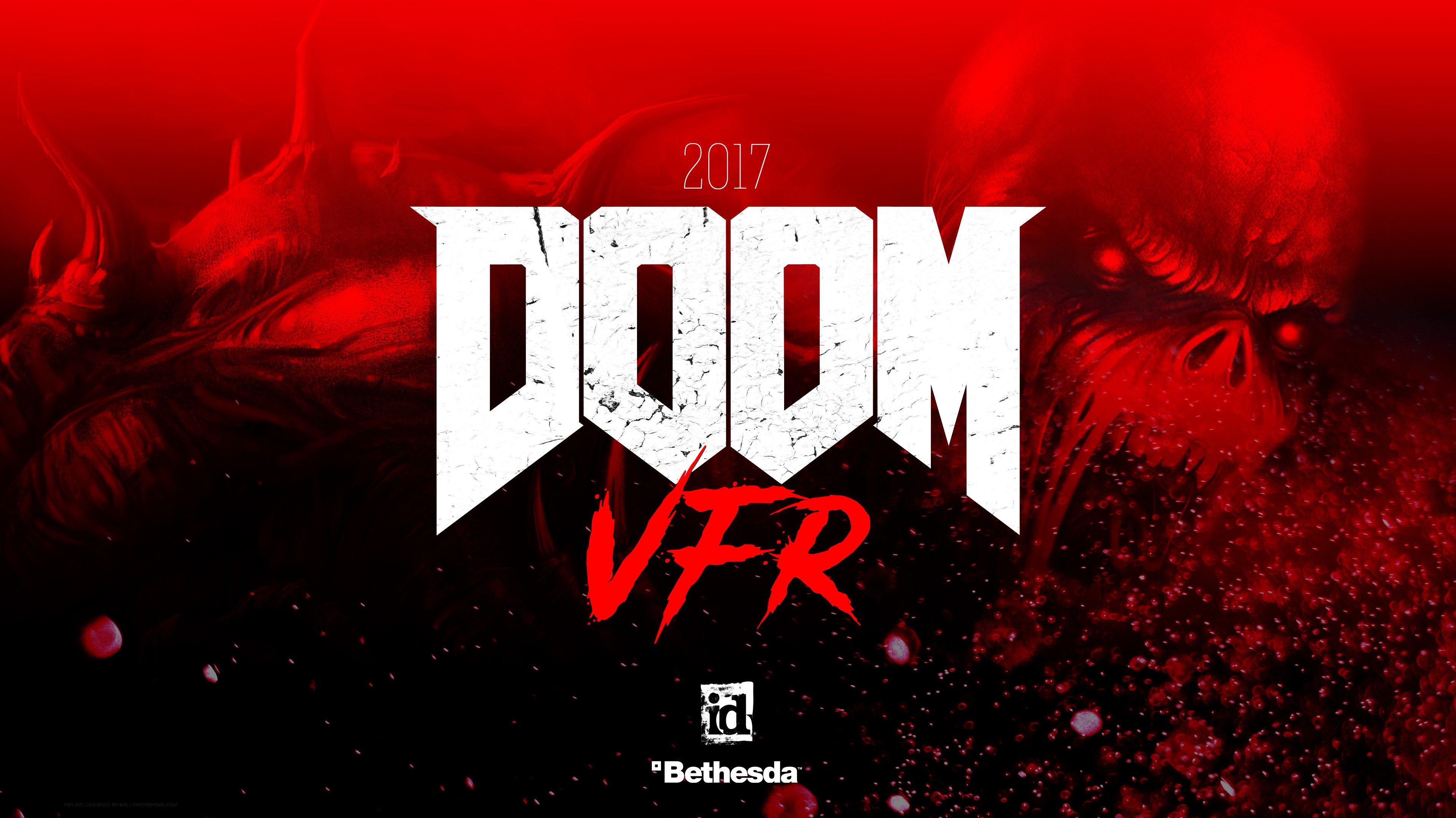 Doom VFR, 4k, 2017, VR, E3 2017, HD Wallpaper