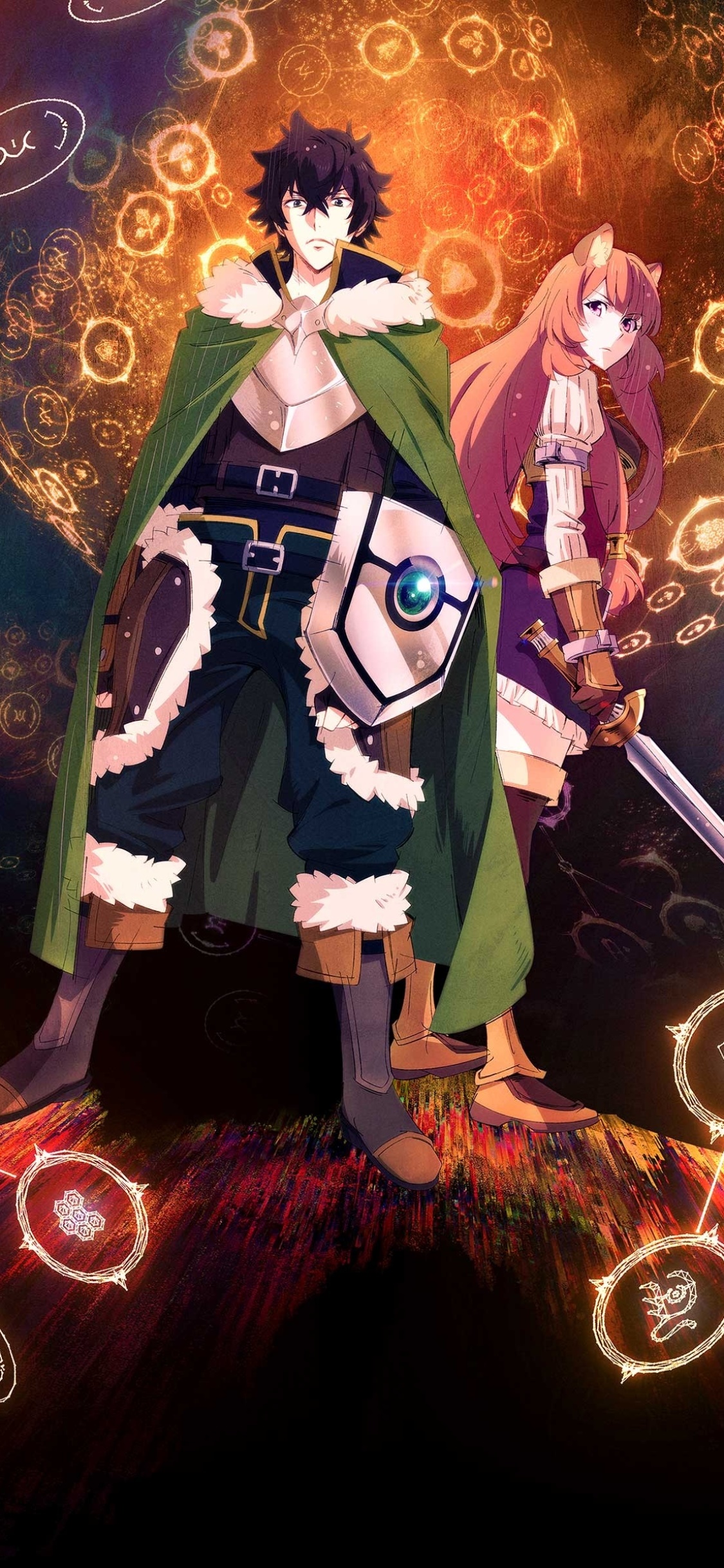 Anime The Rising of the Shield Hero, Raphtalia (The Rising Of The Shield Hero), Naofumi Iwatani, 1125x2436, Phone HD Wallpaper