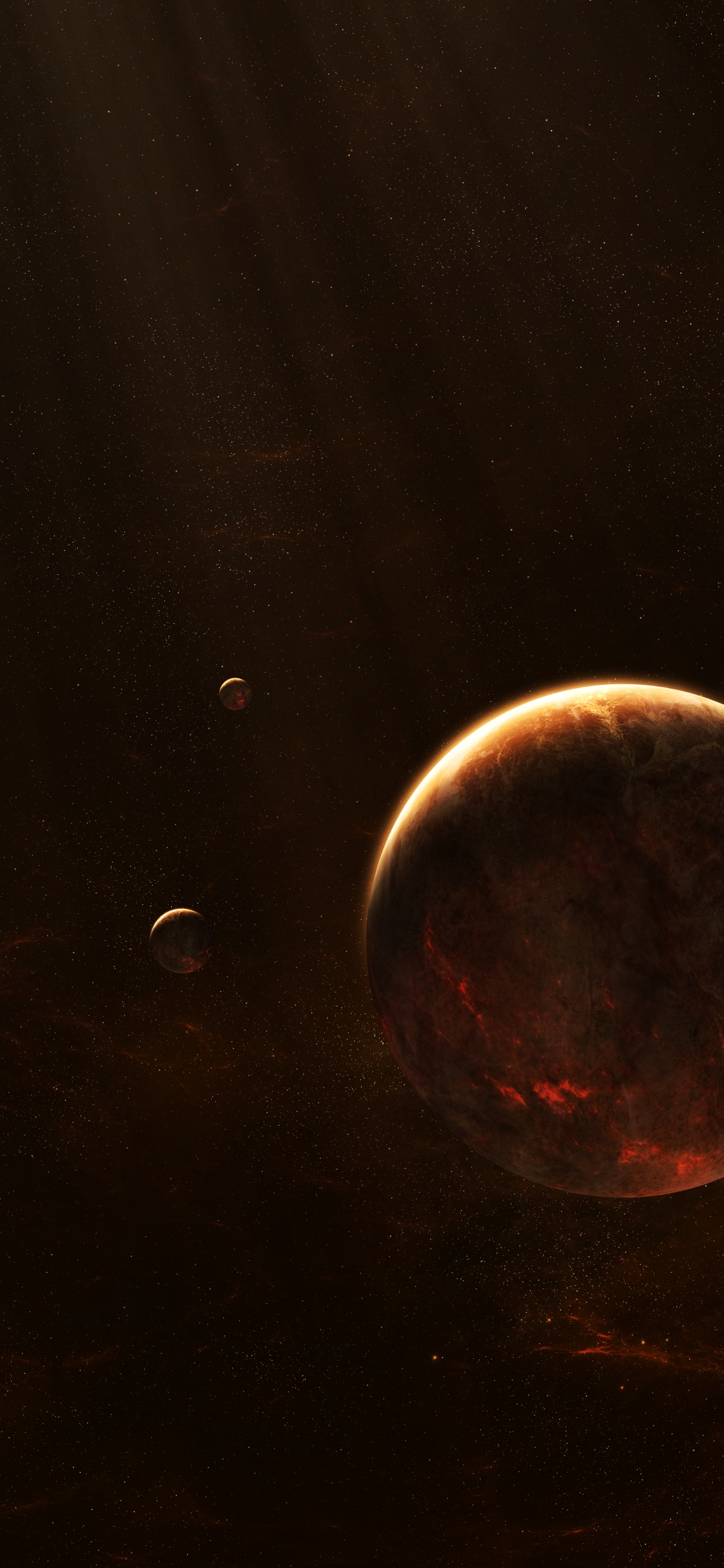 Sci Fi Planets, Space, Planet, 1125x2436, Phone HD Wallpaper