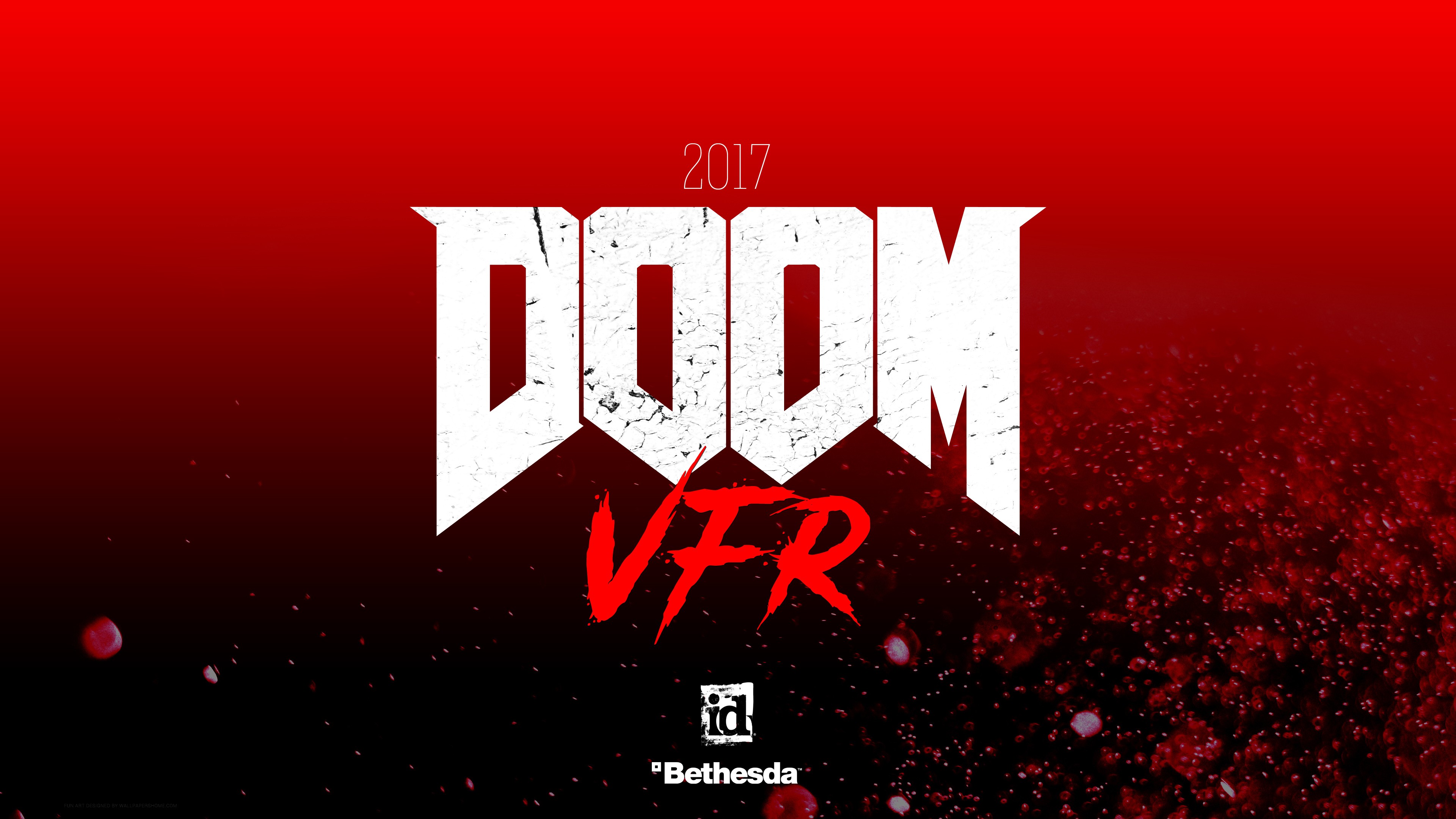 Doom VFR, 4k, 2017, VR, E3 2017, HD Wallpaper