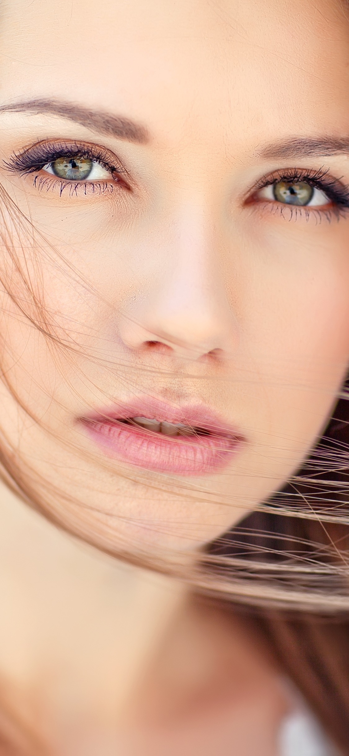 Women Model, Face, 1125x2436, Phone HD Wallpaper