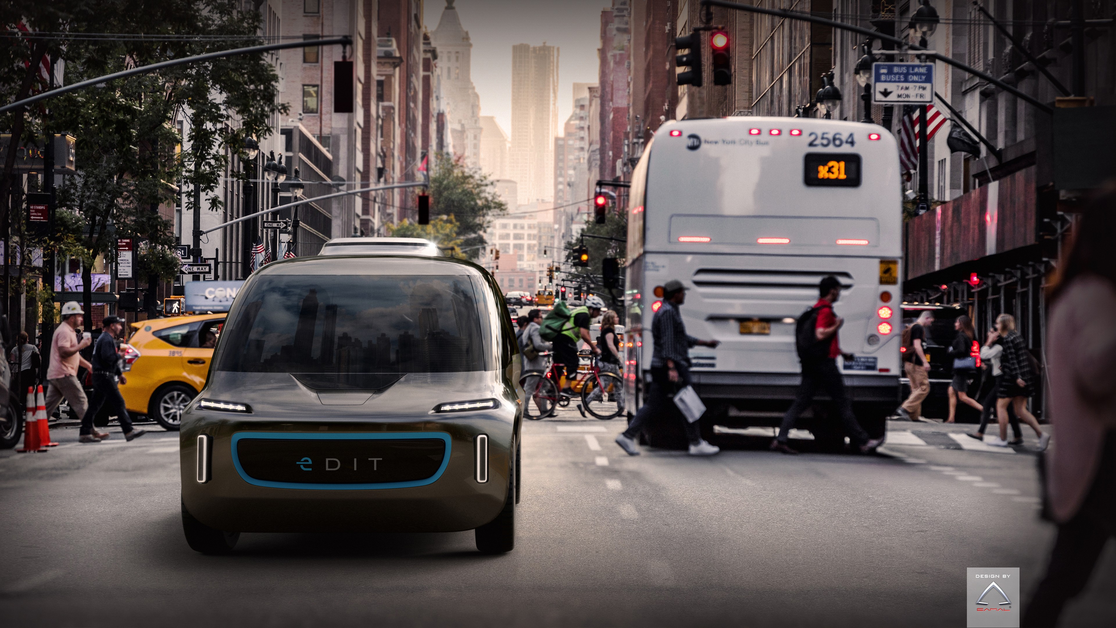 EDIT, Self-Driving Car, 4k, HD, electric cars, HD Wallpaper