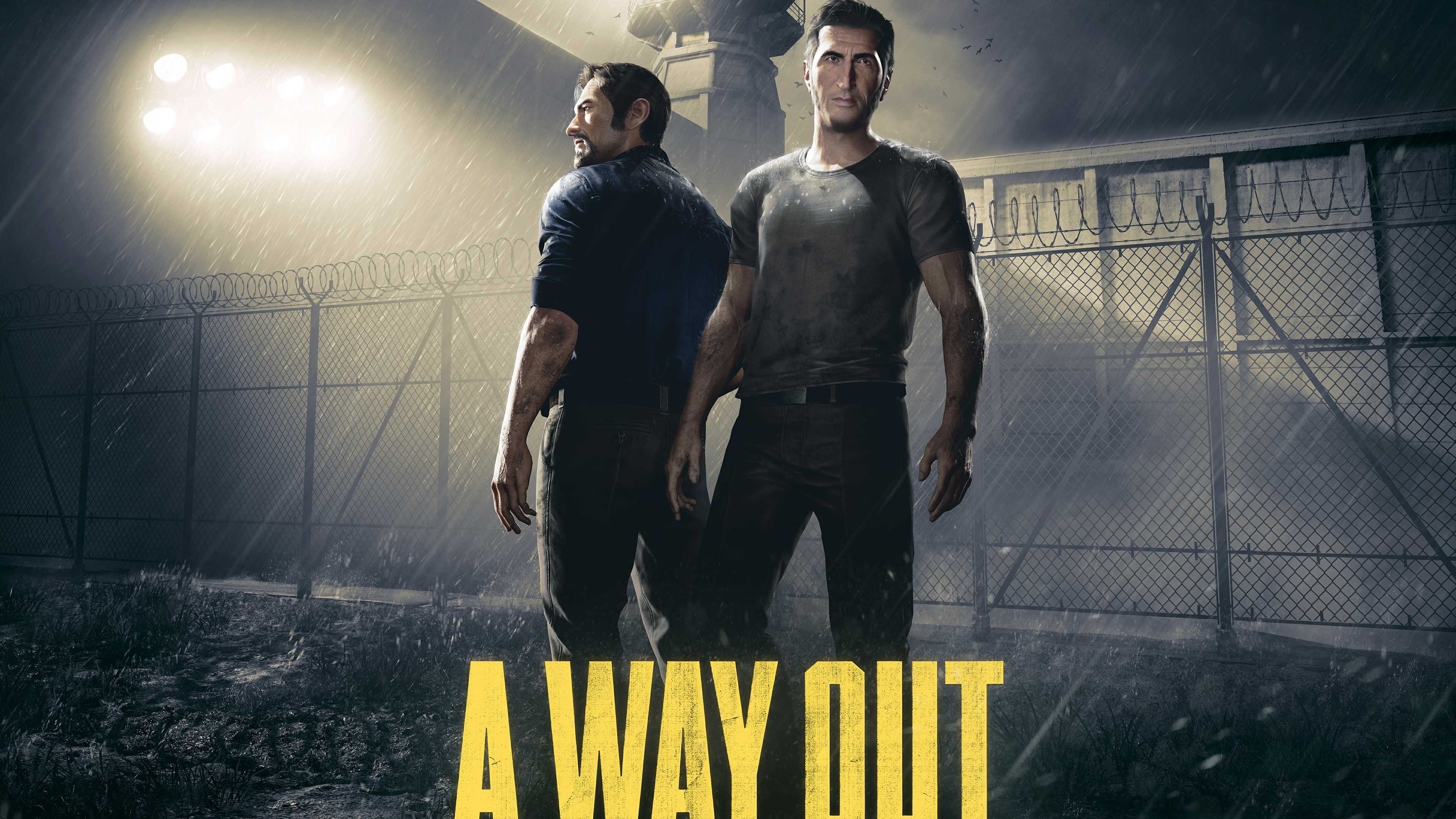 A Way Out, 4k, poster, E3 2017, HD Wallpaper