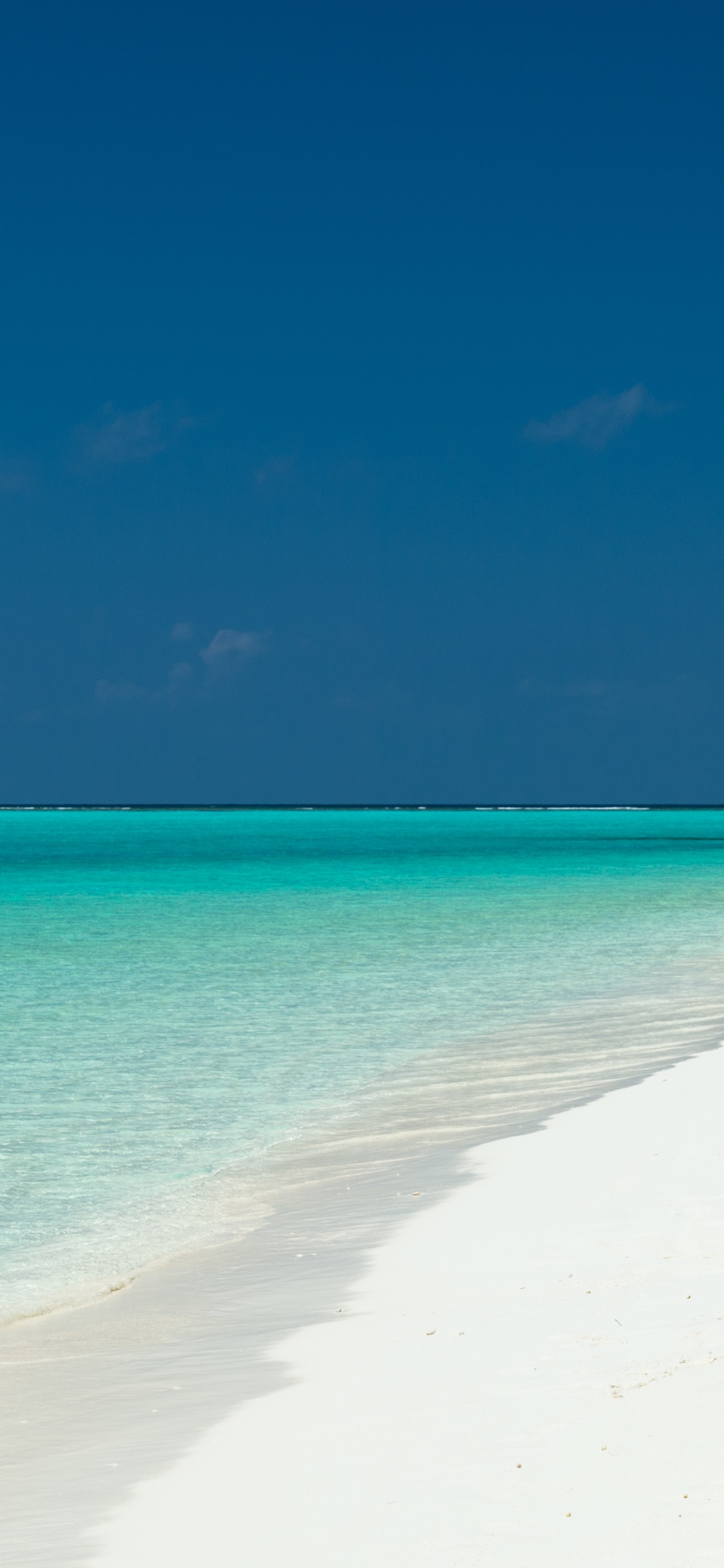 Earth Ocean, Maldives, Turquoise, Tropical, Horizon, Sea, 1125x2436, Phone HD Wallpaper