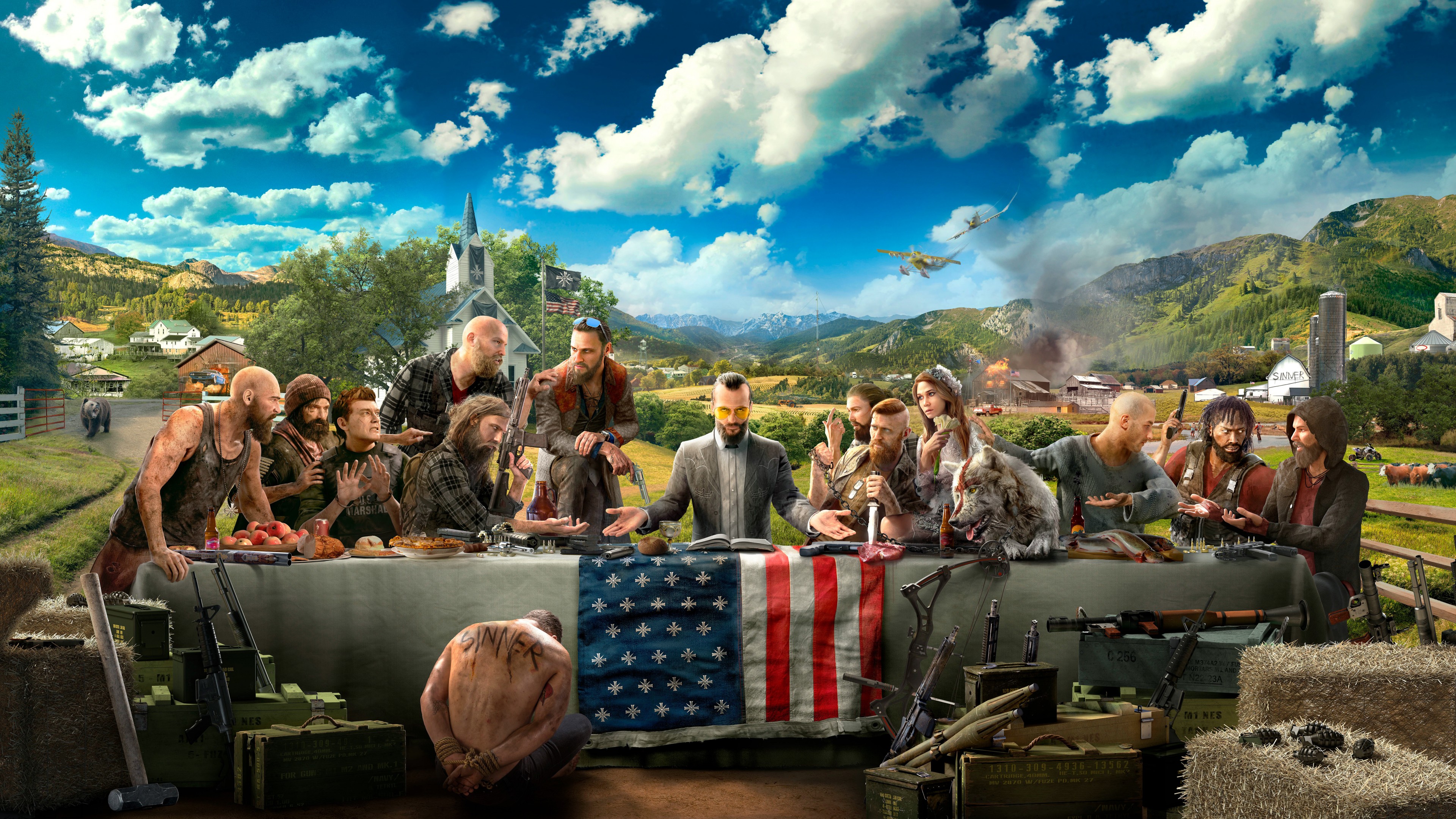 Far Cry 5, 4K, 4K, poster, art, HD Wallpaper