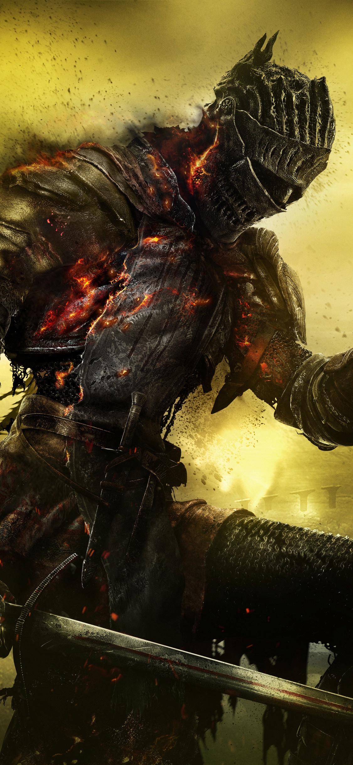 Video Game Dark Souls III, Soul Of Cinder, Warrior, Dark Souls, 1125x2436, Phone HD Wallpaper