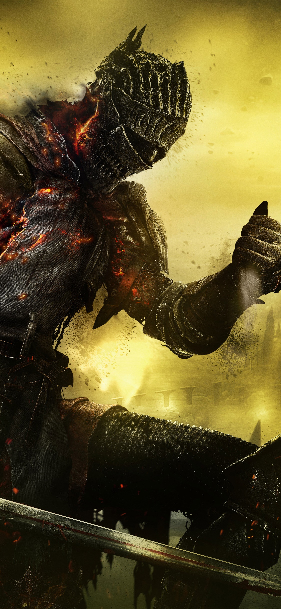 Video Game Dark Souls III, Soul Of Cinder, Dark Souls, Warrior, 1125x2436, Phone HD Wallpaper