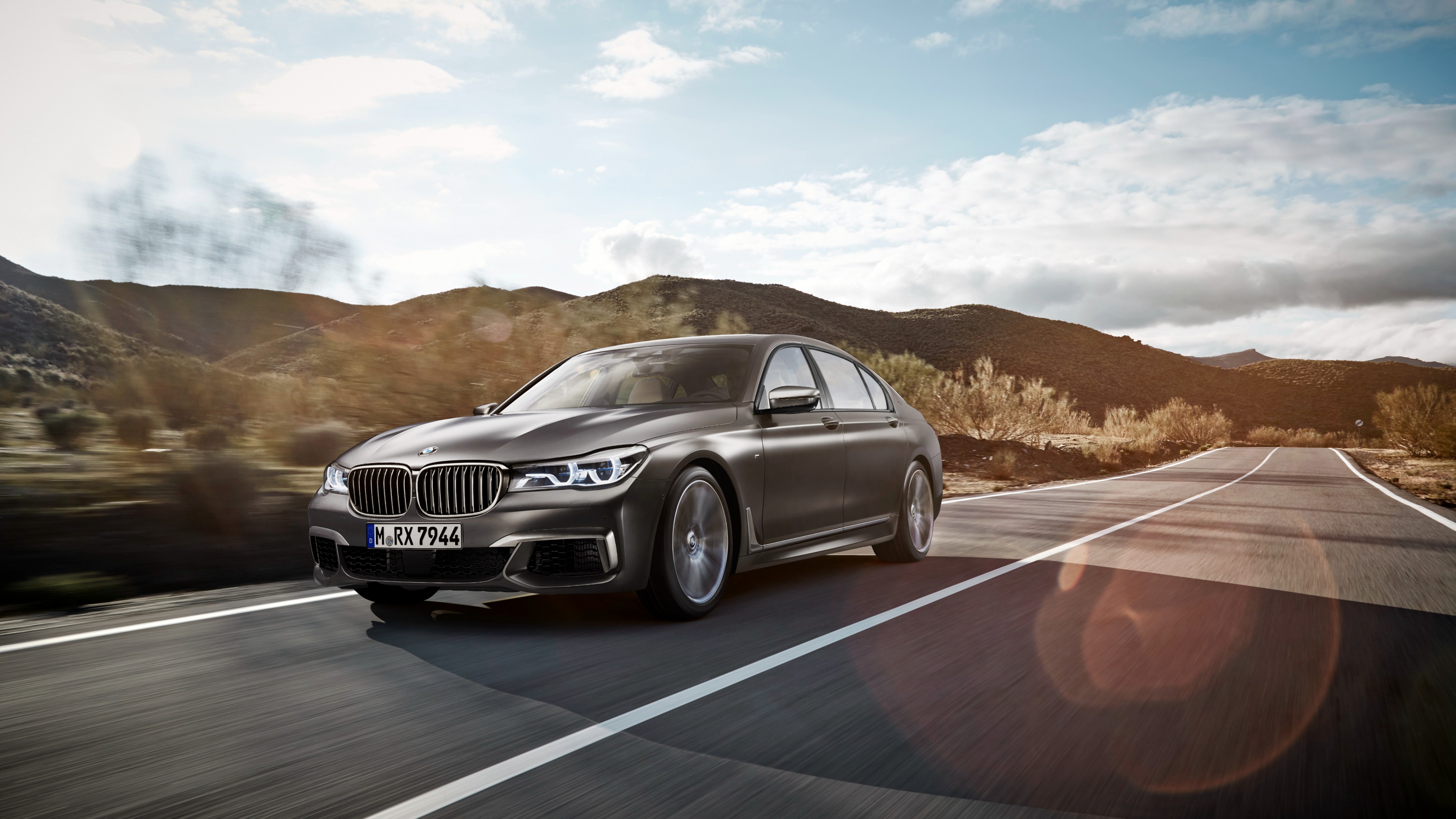 BMW M760Li xDrive, Geneva Motor Show 2016, hybrid, black, HD Wallpaper