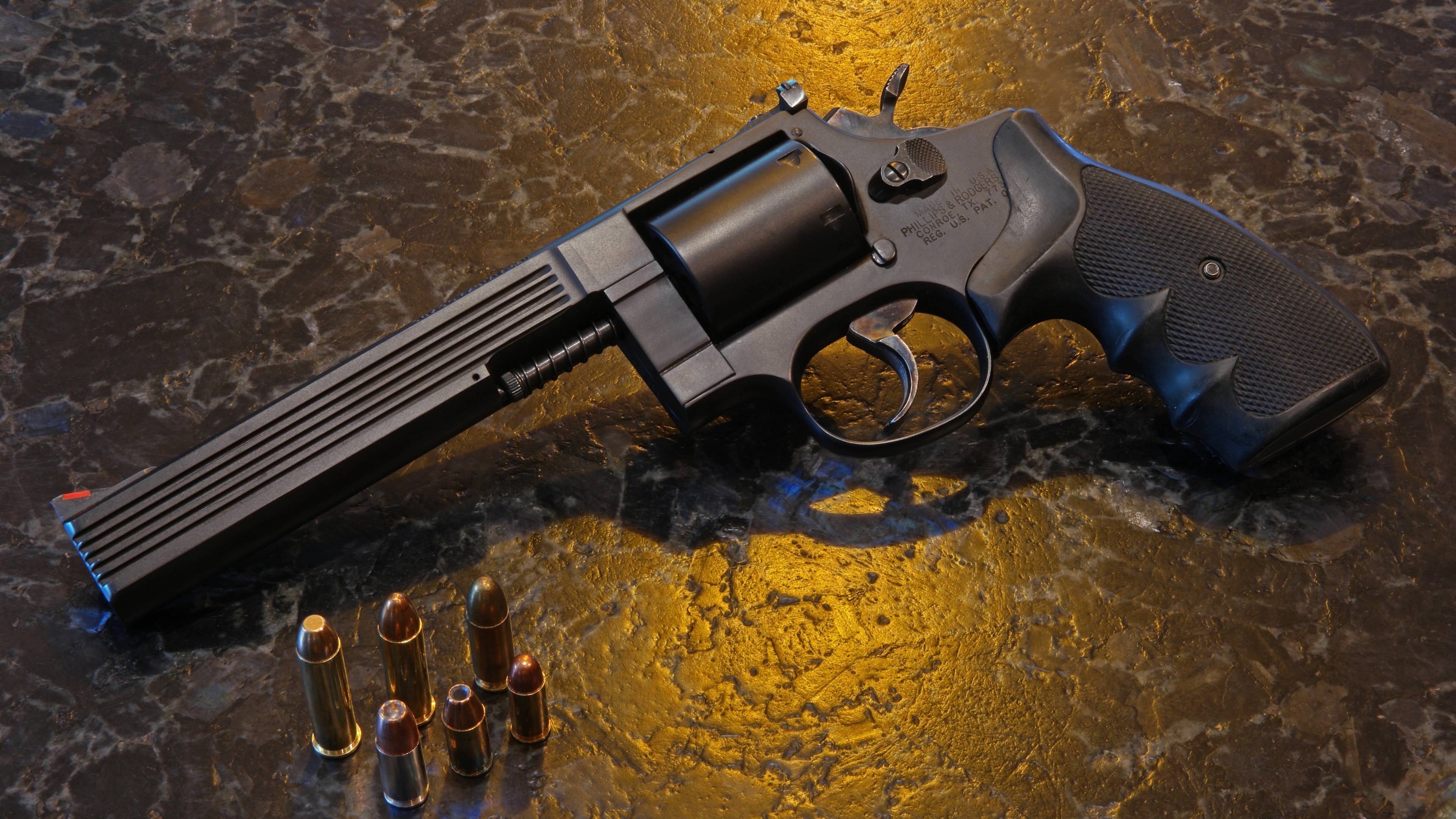 Phillips & Rodgers Medusa Model 47, revolver, unique weapon, HD Wallpaper