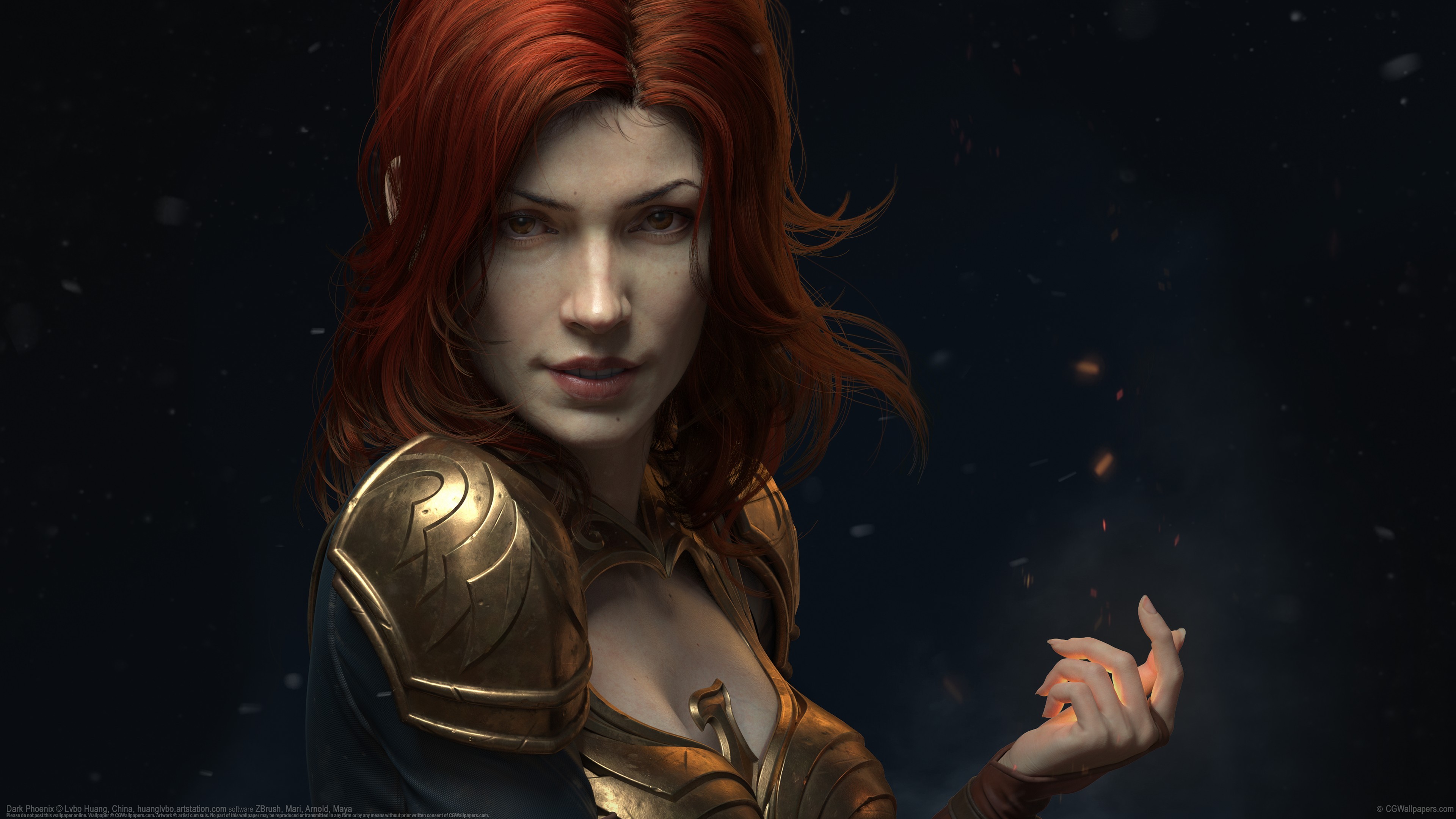 Dark Phoenix, Jean Grey, Marvel, superhero, 4k, 4K, HD Wallpaper