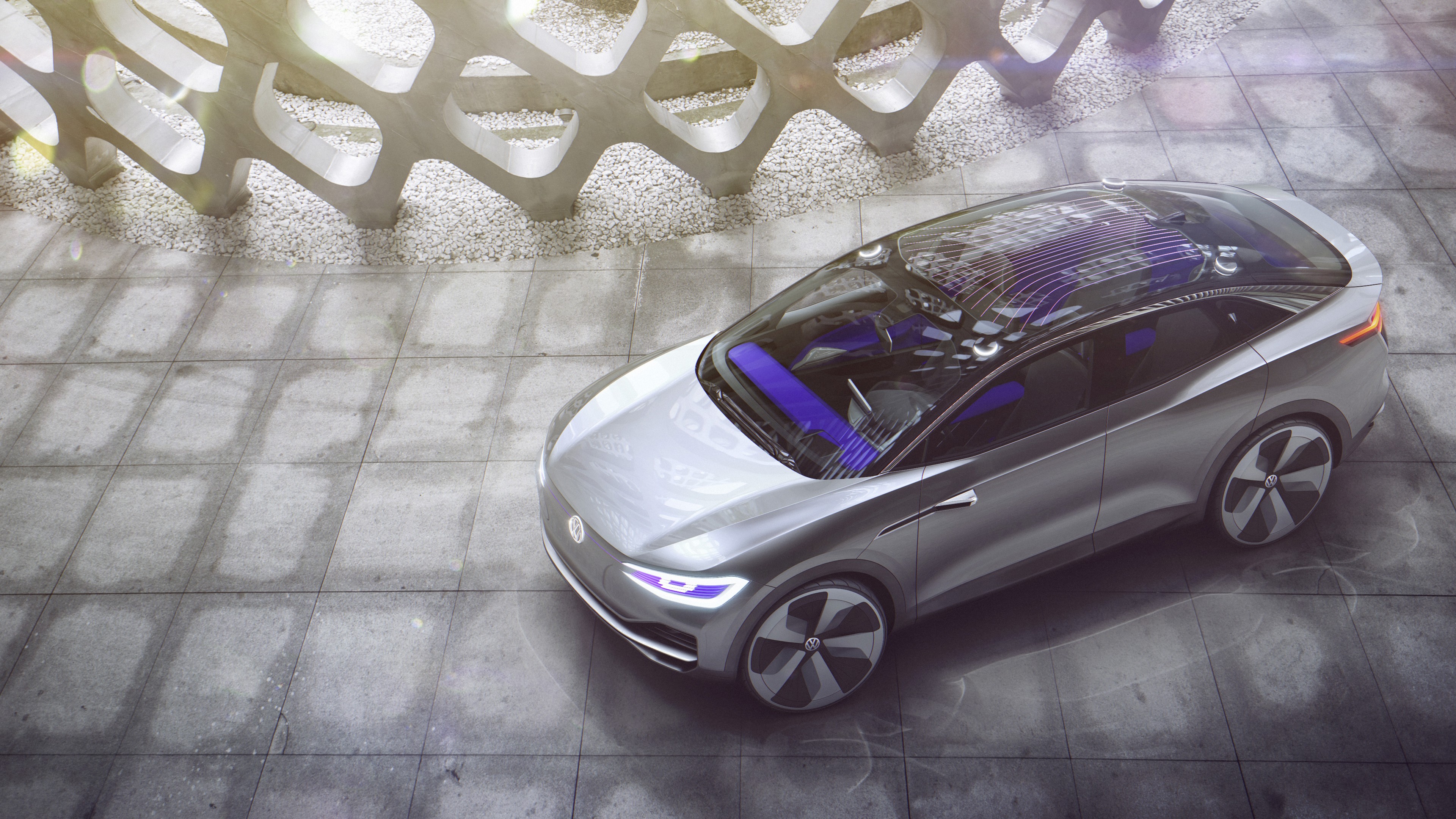 Volkswagen I.D. Crozz, electric car, Shanghai Auto Show 2017, concept, HD Wallpaper