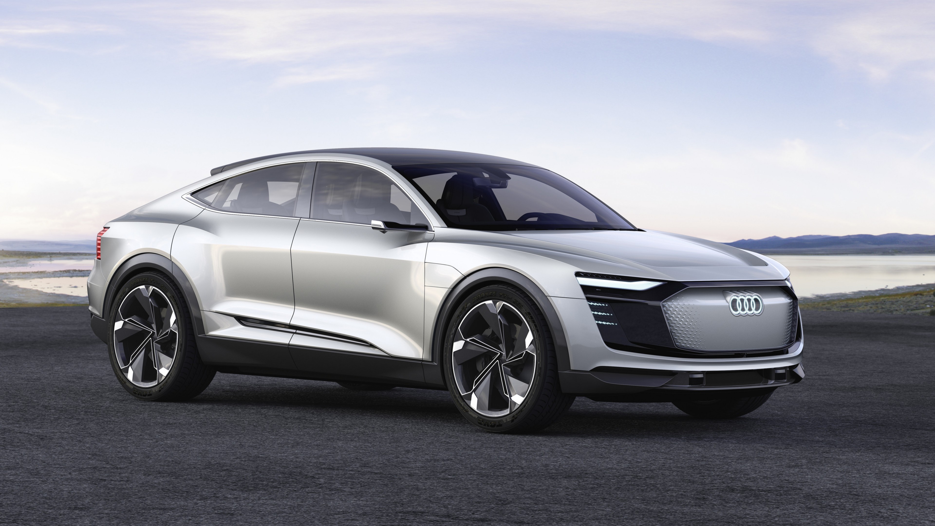 Audi E-Tron Sportback, Shanghai Auto Show 2017, concept, HD Wallpaper