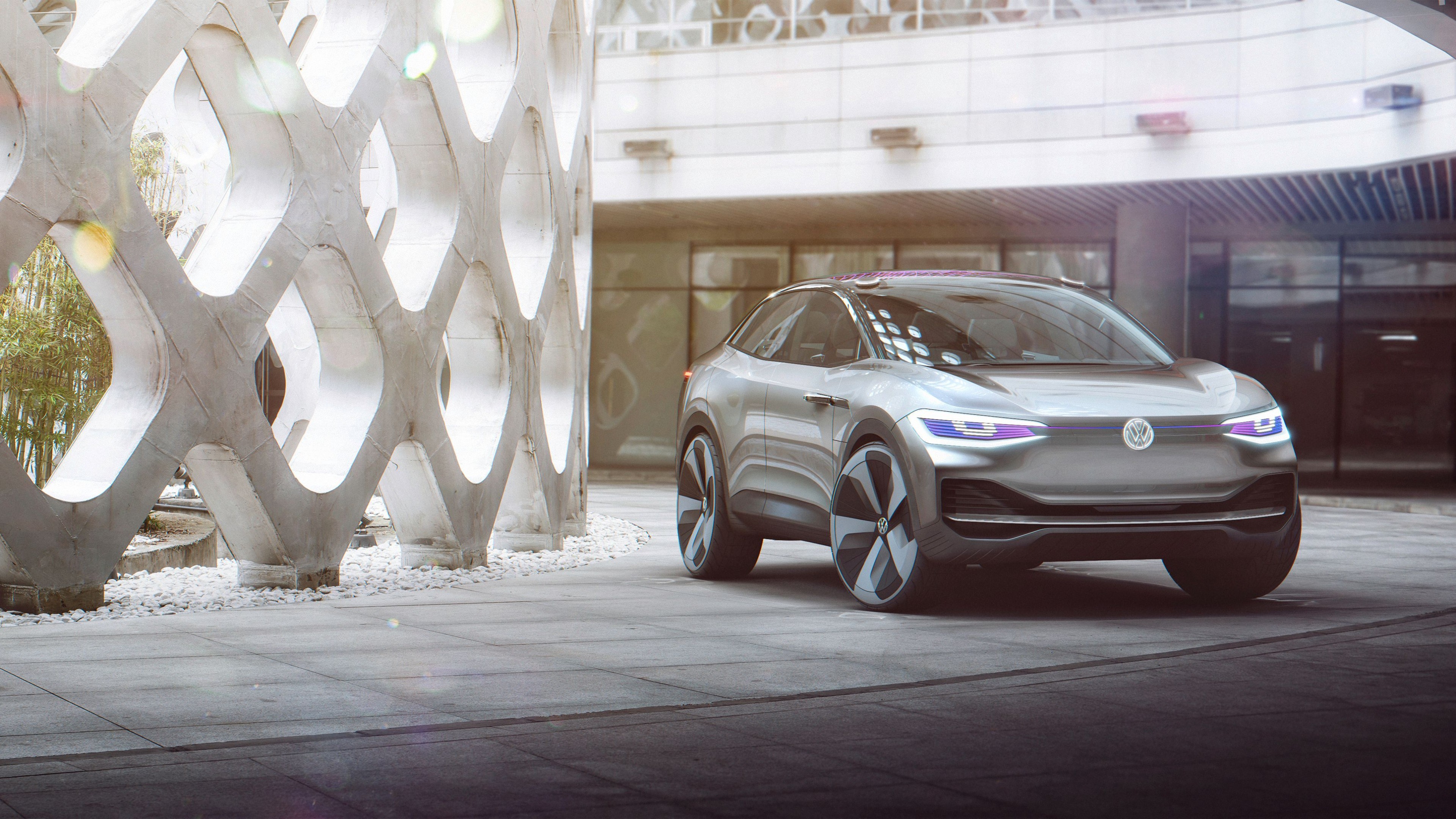 Volkswagen I.D. HD, Crozz, electric car, Shanghai Auto Show 2017, concept, HD Wallpaper