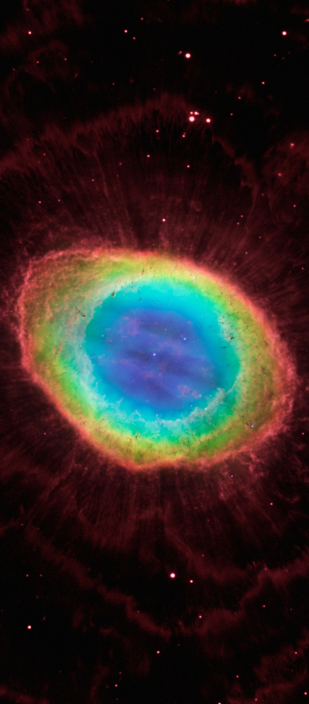 Sci Fi Nebula, Circle, Space, 1080x2460, Phone HD Wallpaper