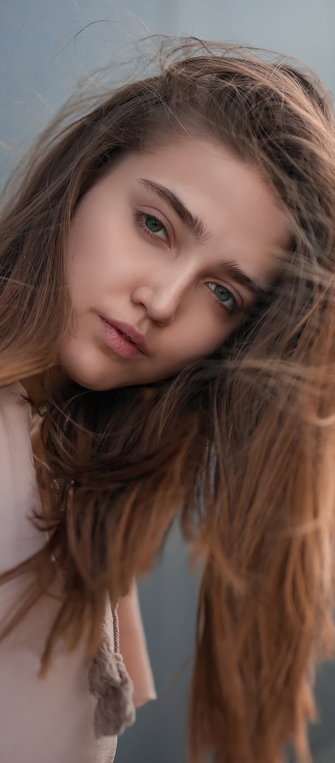 Women Model, Redhead, Long Hair, 1080x2460, Phone HD Wallpaper