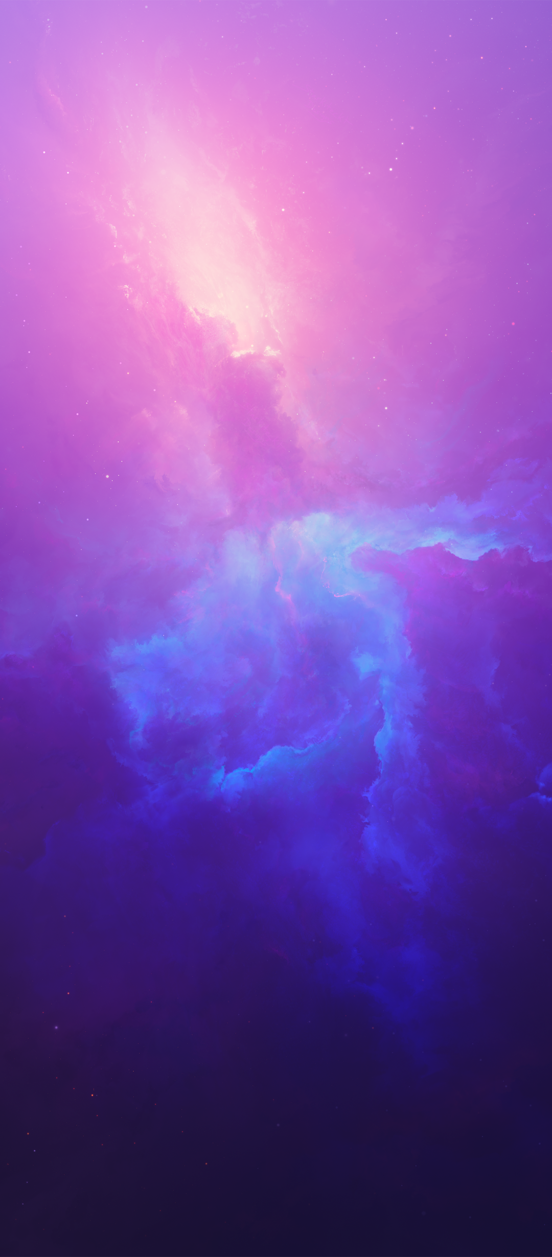 Sci Fi Nebula, Space, Purple, Blue, 1080x2460, Phone HD Wallpaper