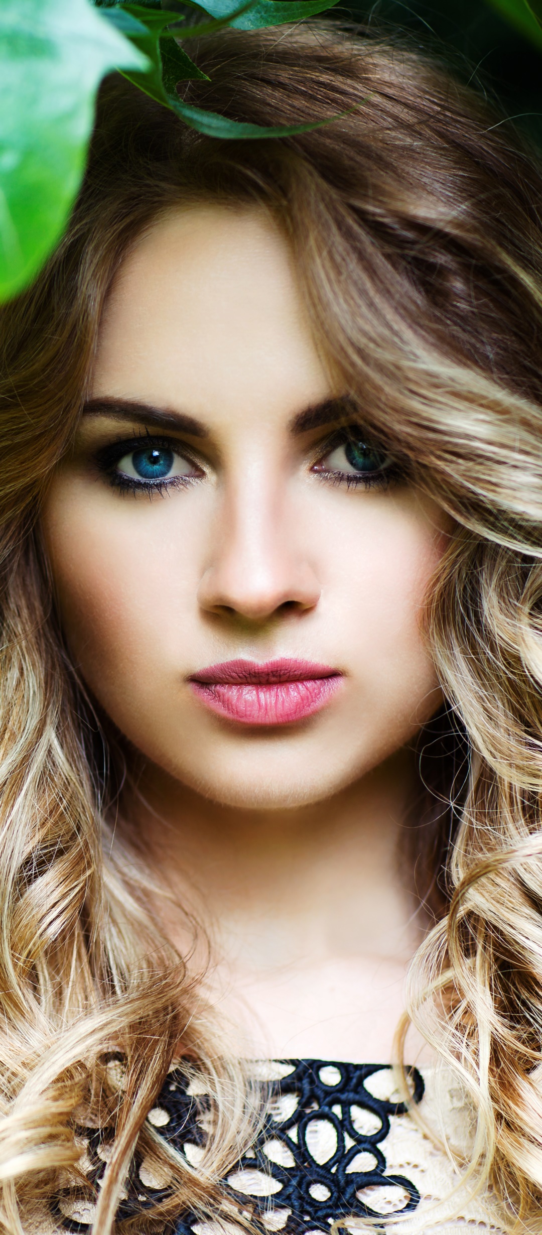 Women Model, Blue Eyes, 1080x2460, Phone HD Wallpaper