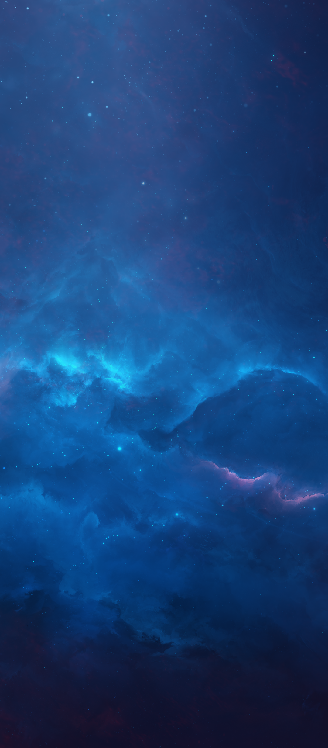 Sci Fi Nebula, Space, Blue, 1080x2460, Phone HD Wallpaper