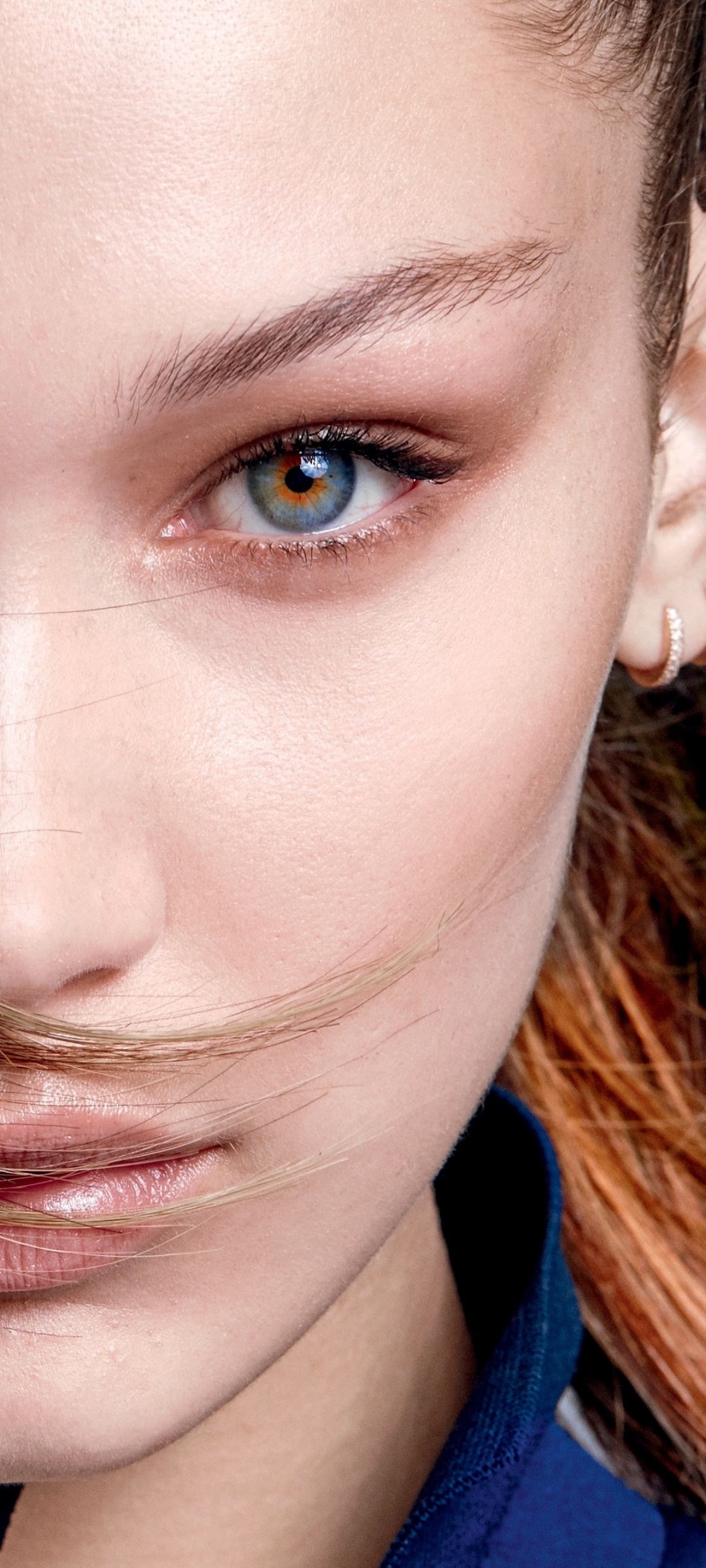Celebrity Bella Hadid, Model, Face, Blue Eyes, American, 1080x2400, Phone HD Wallpaper