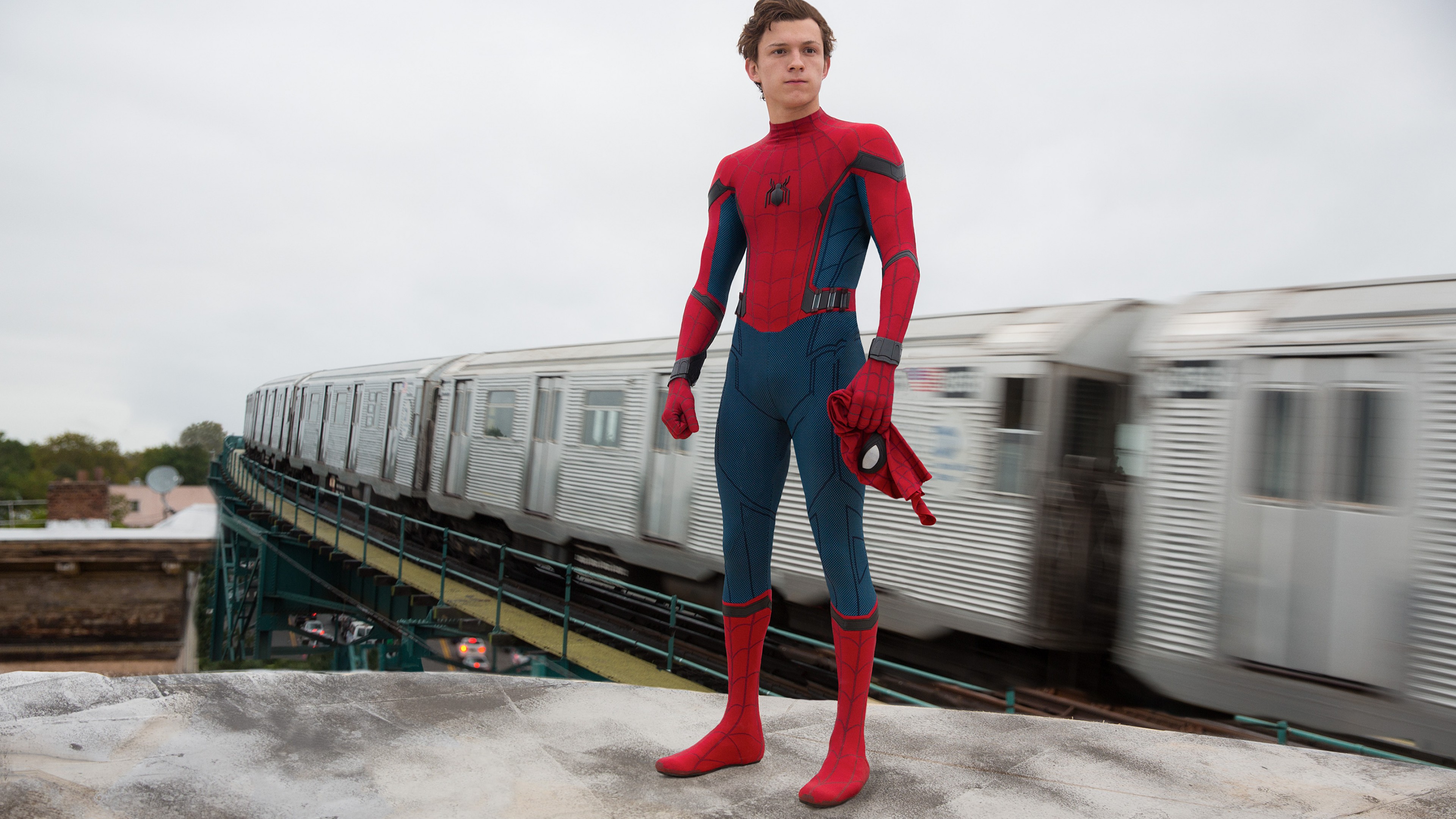 Spider-Man: Homecoming, Tom Holland, Marvel, best movies, HD Wallpaper