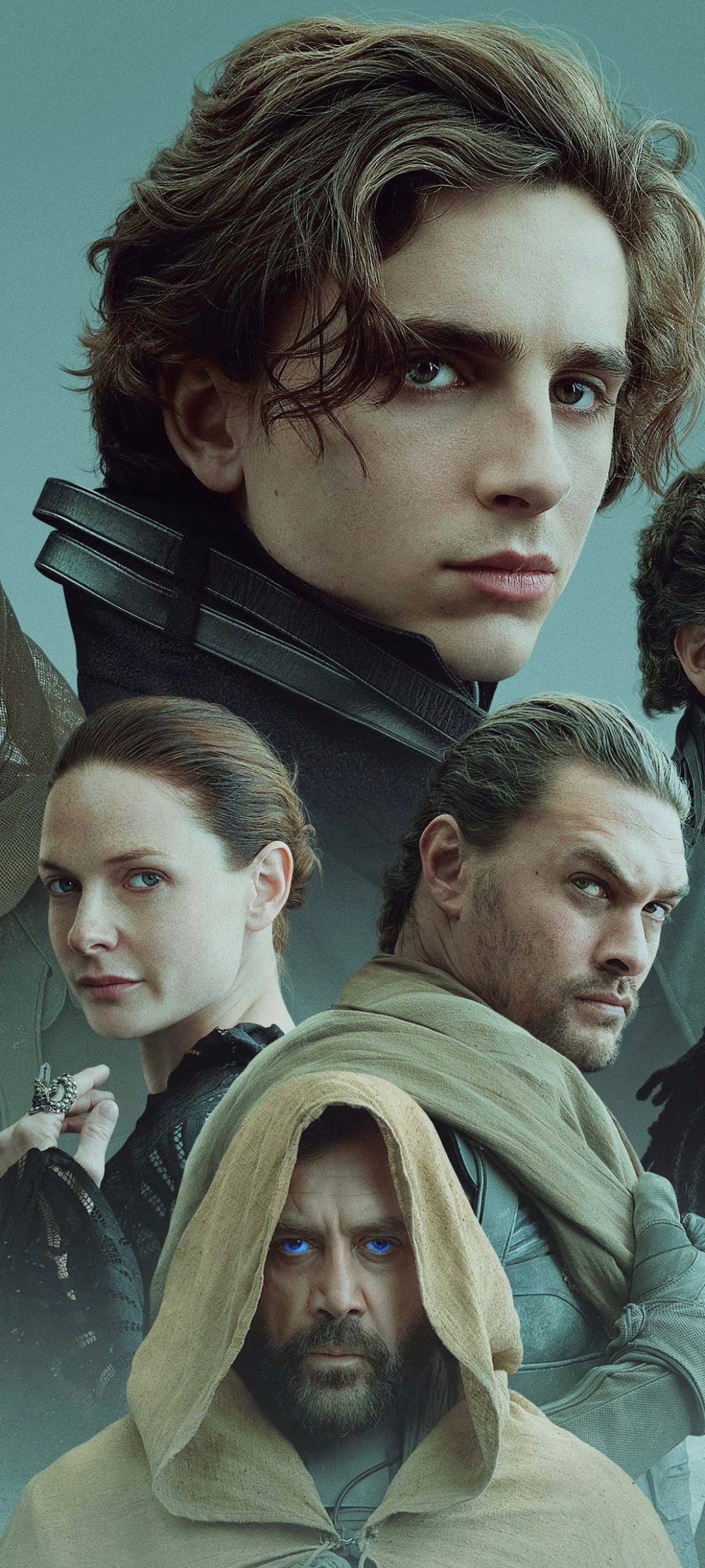Movie Dune (2021), Timothée Chalamet, Javier Bardem, Jason Momoa, Rebecca Ferguson, 1080x2400, Phone HD Wallpaper