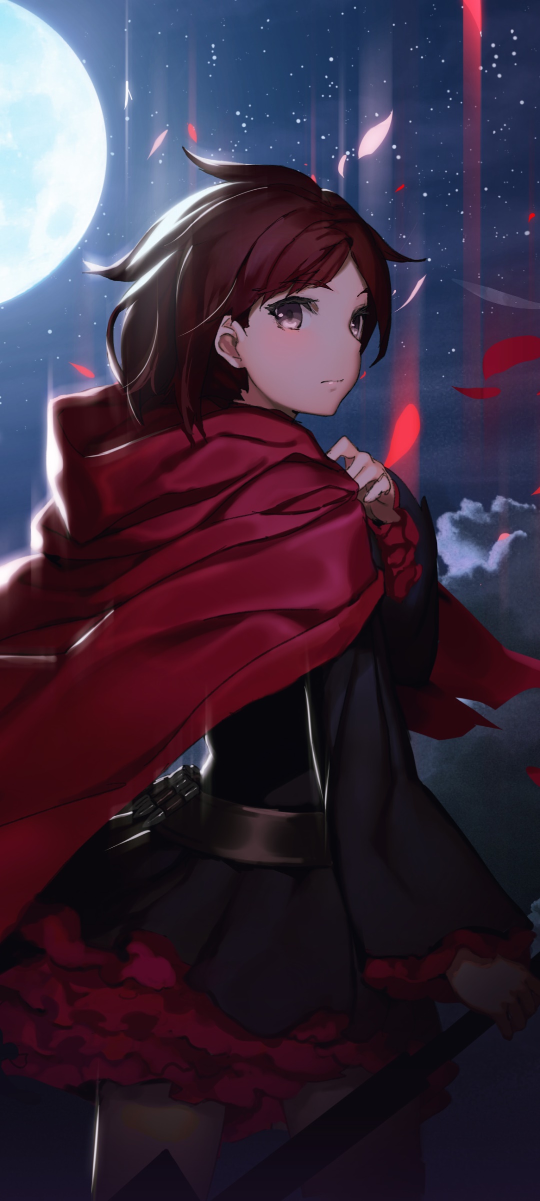 Anime RWBY, Ruby Rose (RWBY), 1080x2400, Phone HD Wallpaper
