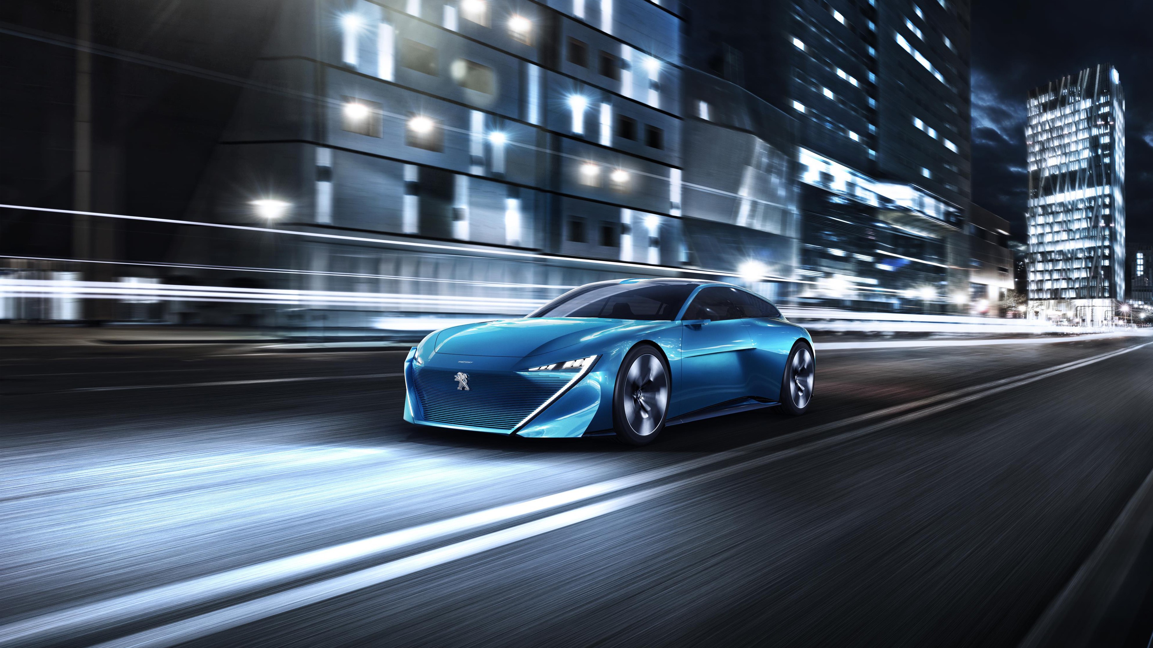 Peugeot Instinct, self driving car, Geneva Auto Show 2017, HD Wallpaper