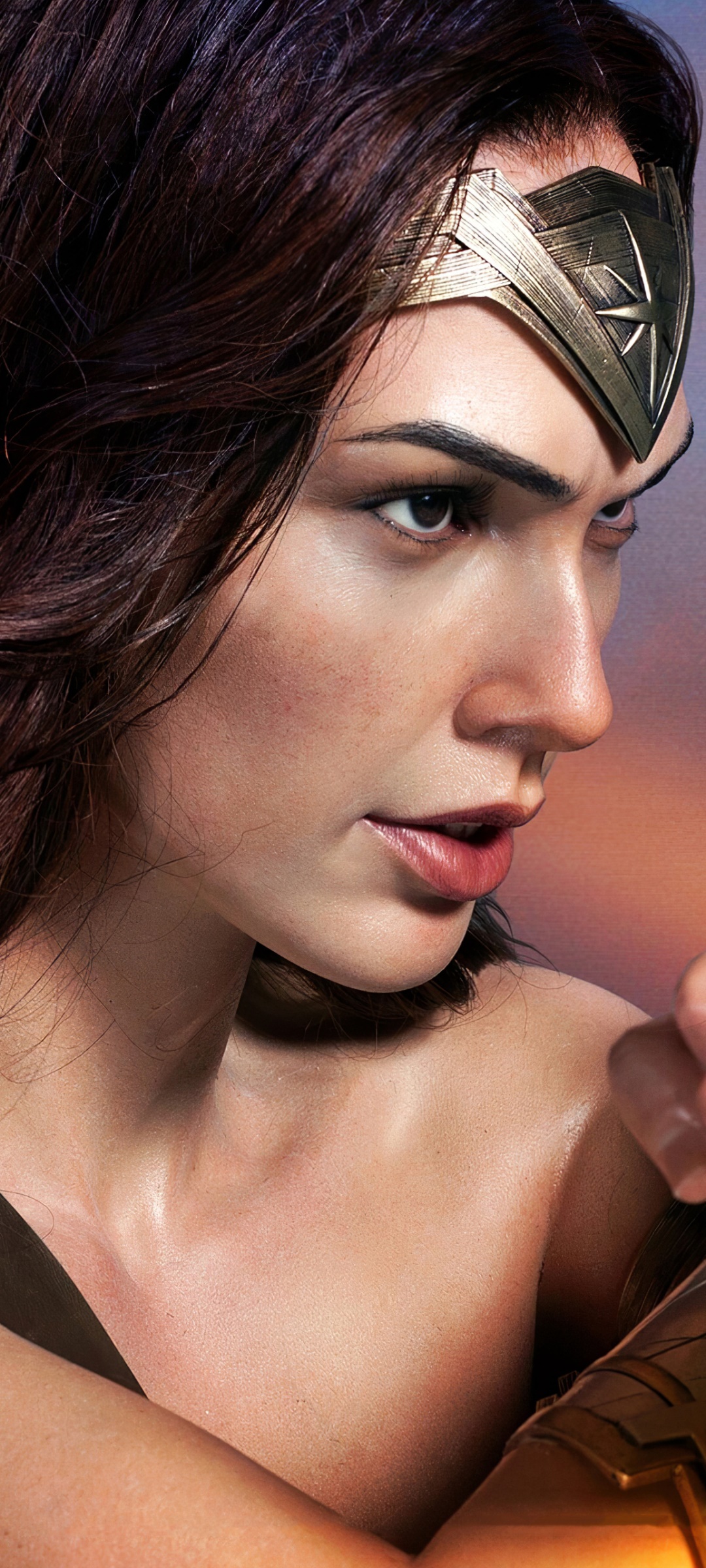 Movie Wonder Woman 1984, Face, Diana Prince, Wonder Woman, Gal Gadot, DC Comics, 1080x2400, Phone HD Wallpaper
