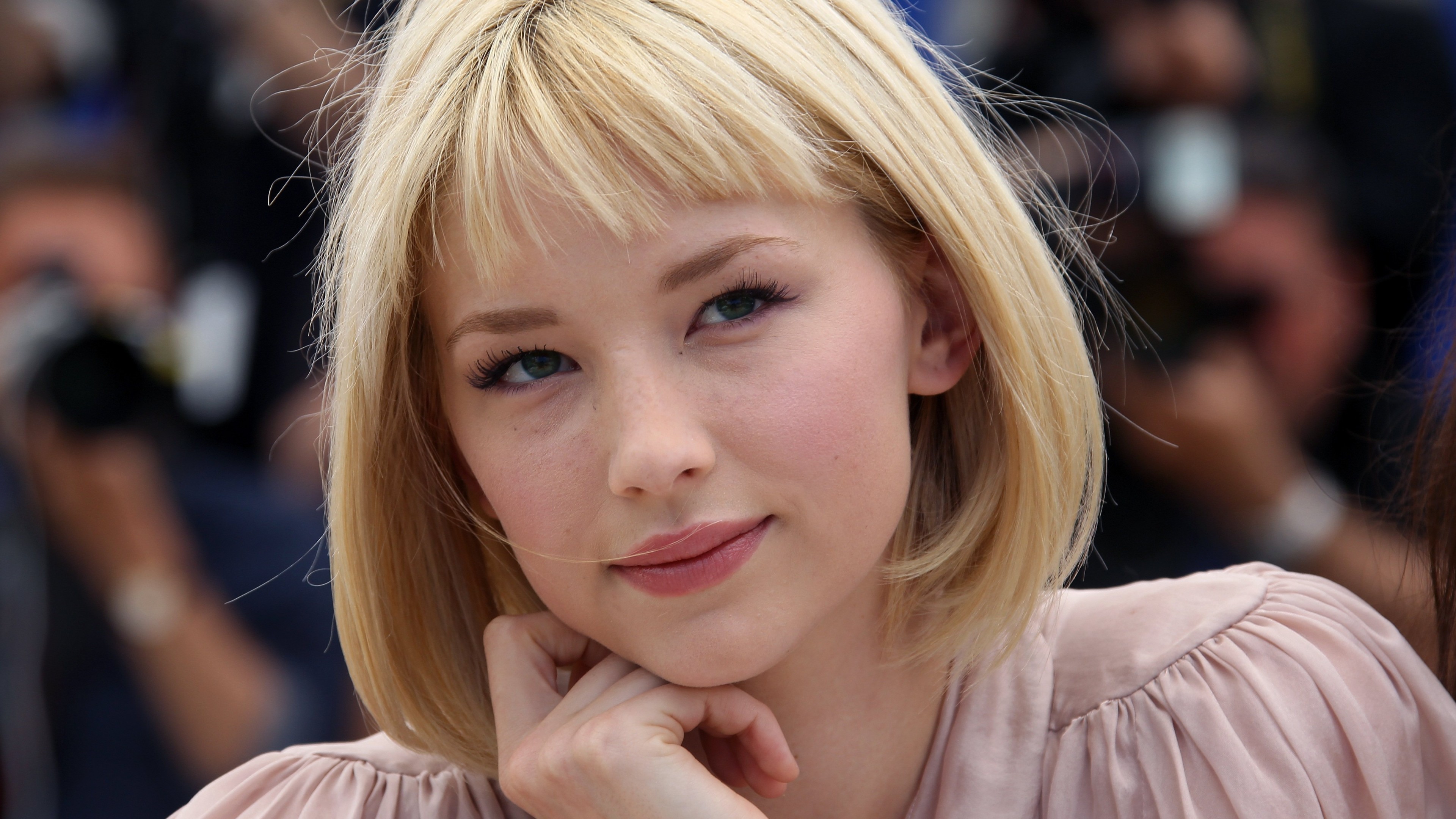 Haley Bennett, actress, blonde, HD Wallpaper