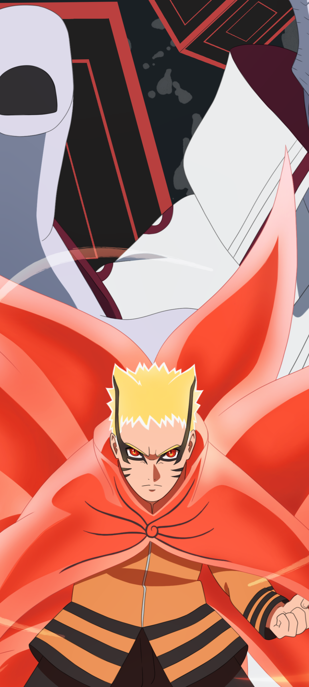 Anime Boruto, Baryon Mode (Naruto), Naruto Uzumaki, 1080x2400, Phone HD Wallpaper