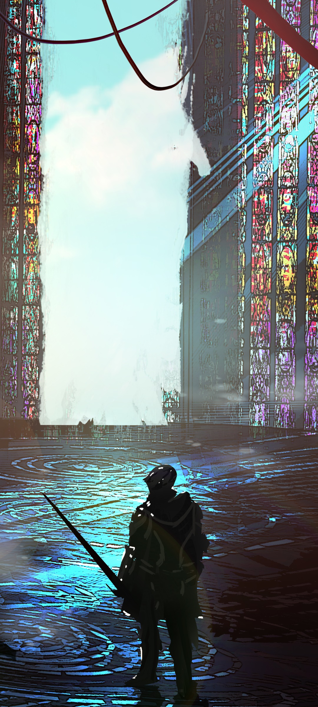 Fantasy Knight, Warrior, 1080x2400, Phone HD Wallpaper