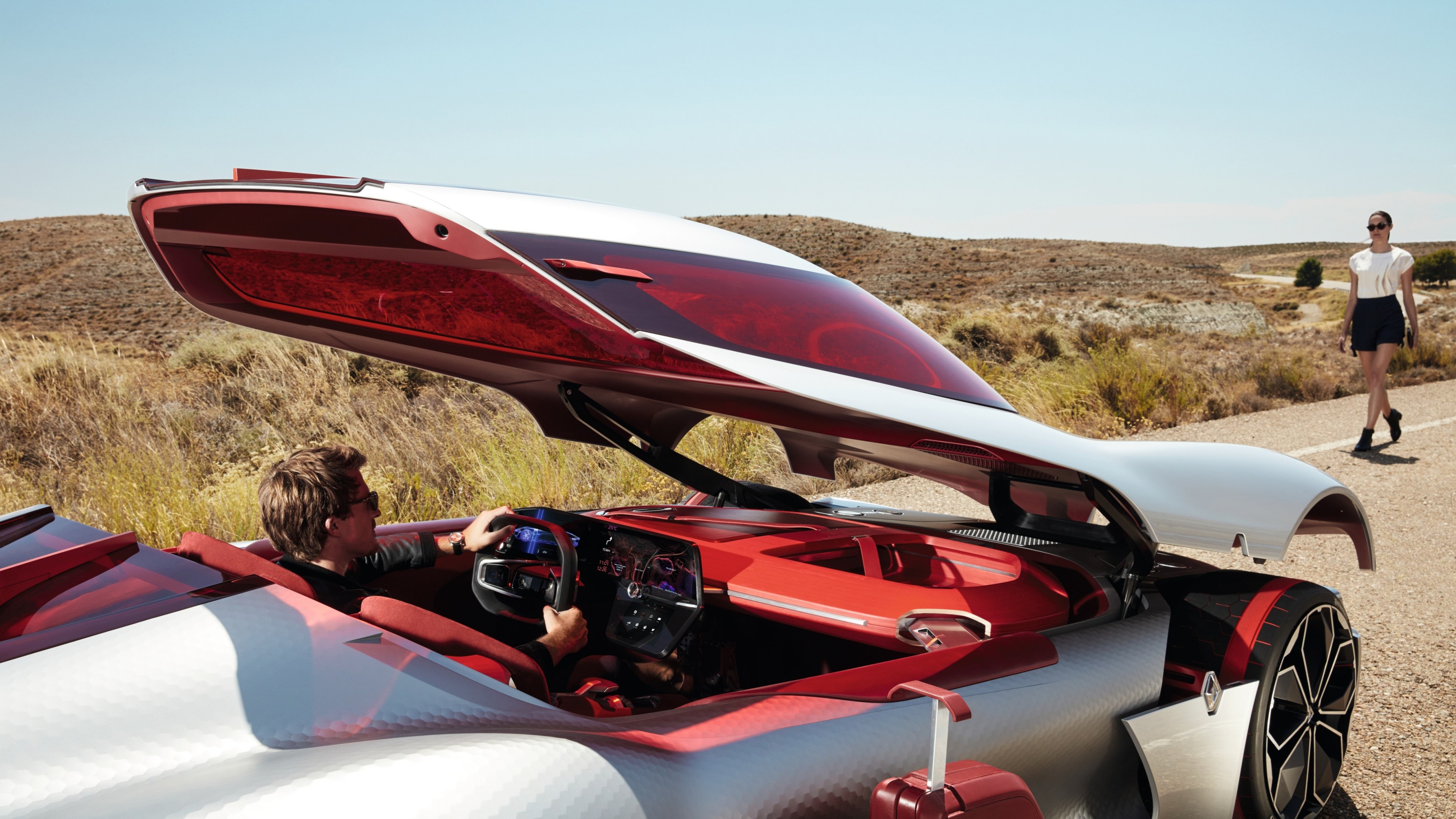 Renault Trezor, supercar, concept, HD Wallpaper